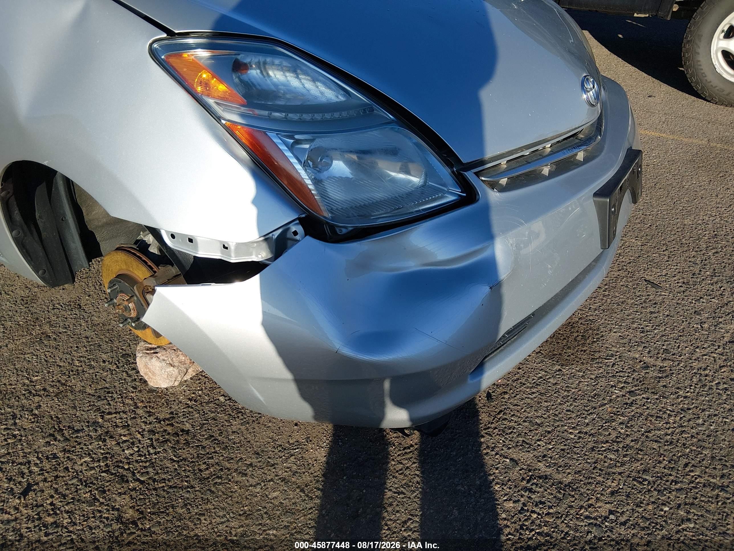2009 Toyota Prius   Silver vin: JTDKB20UX97849686