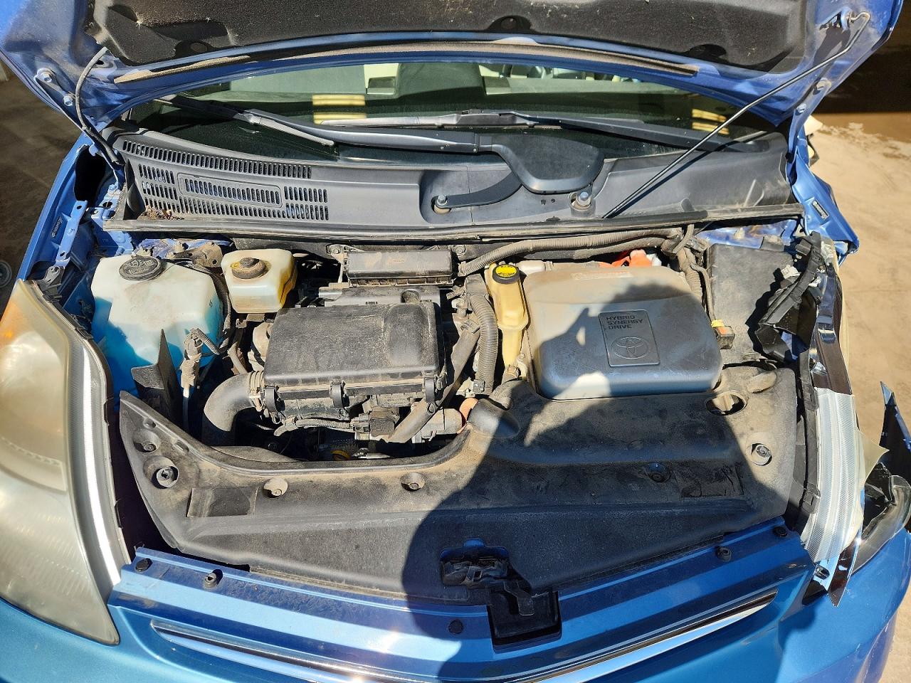 2009 Toyota Prius Base Синий vin: JTDKB20UX97872403