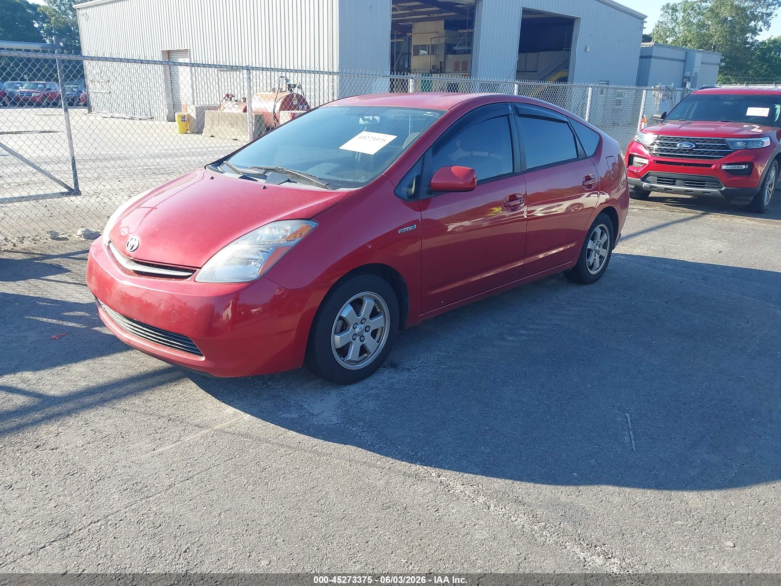 2006 Toyota Prius   Red vin: JTDKB22U063144380