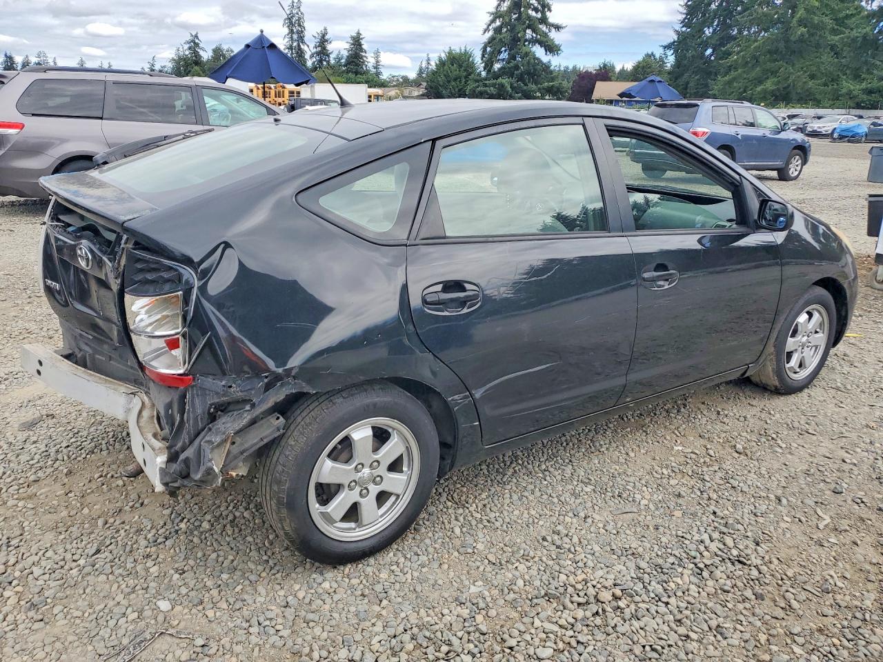 2004 Toyota Prius Base Black vin: JTDKB22U140114058