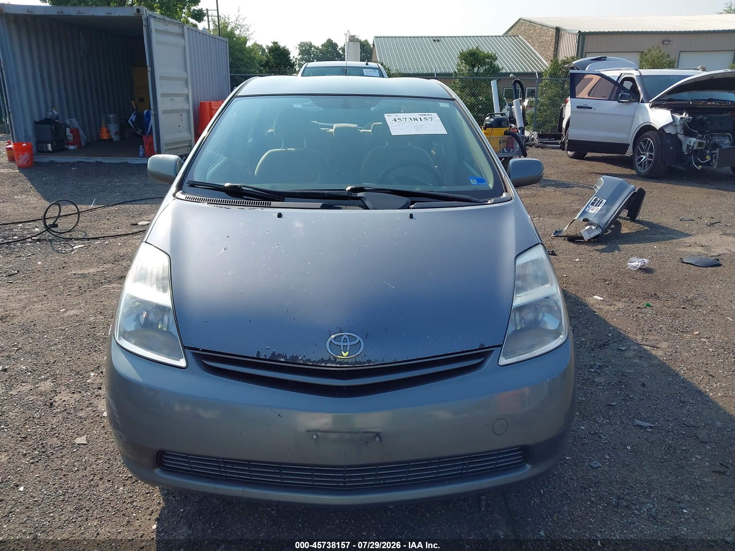 2005 Toyota Prius   Gray vin: JTDKB22U153041113