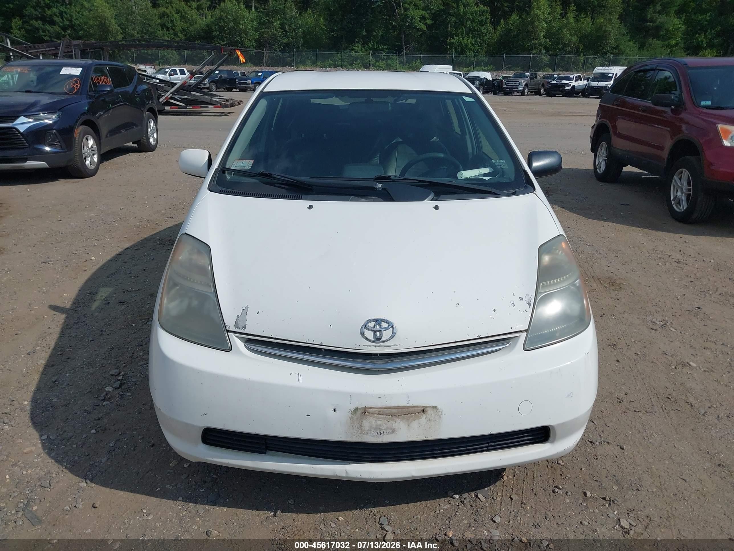 2006 Toyota Prius   Белый vin: JTDKB22U163145103