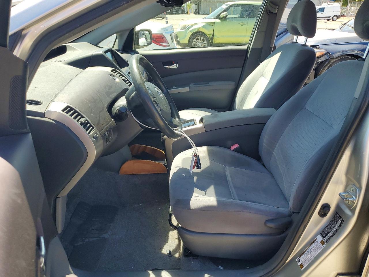 2005 Toyota Prius Base Silver vin: JTDKB22U257019565
