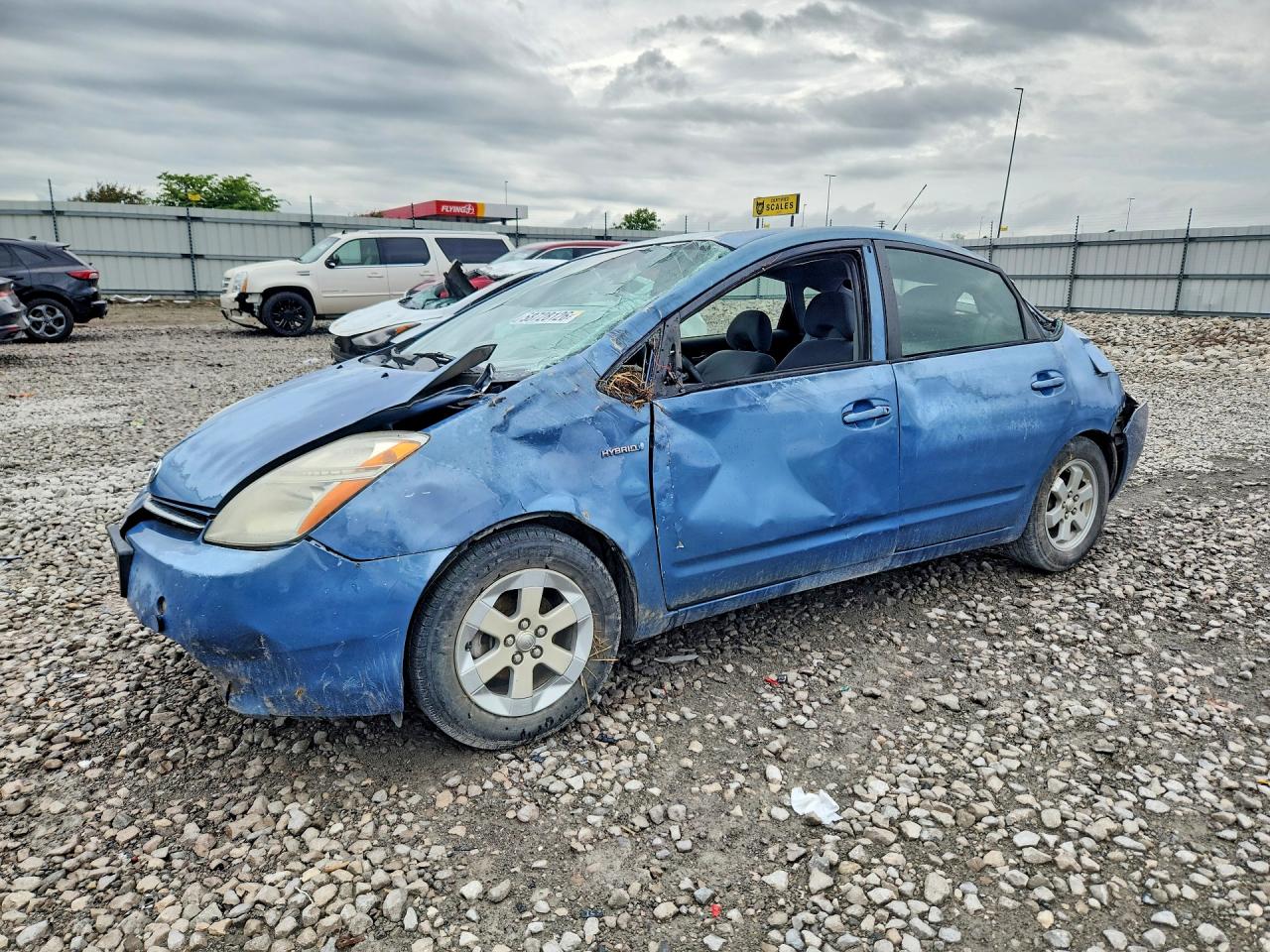 2006 Toyota Prius Base Синий vin: JTDKB22U363144325