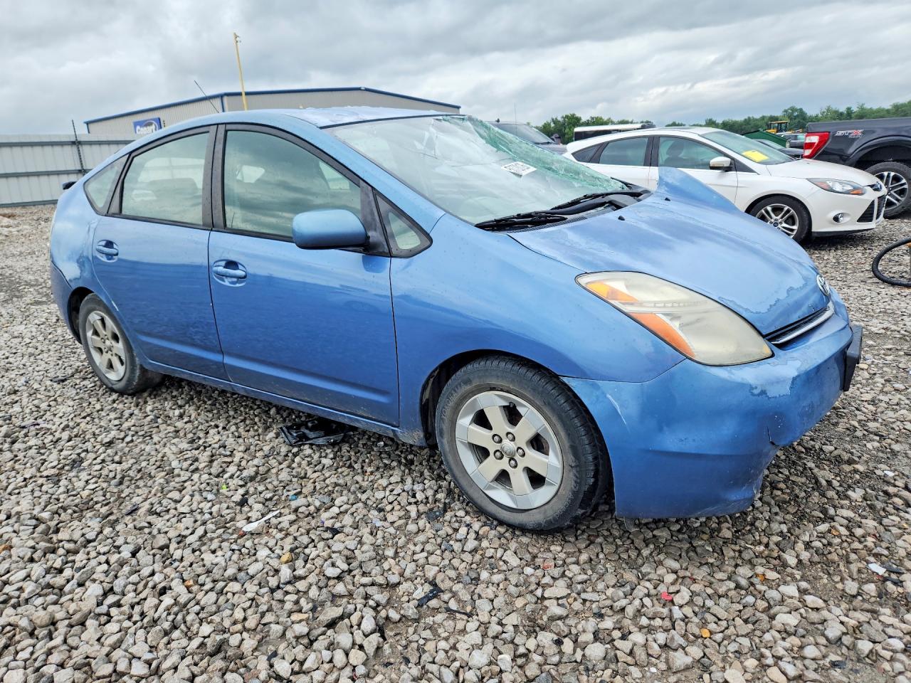 2006 Toyota Prius Base Синий vin: JTDKB22U363144325