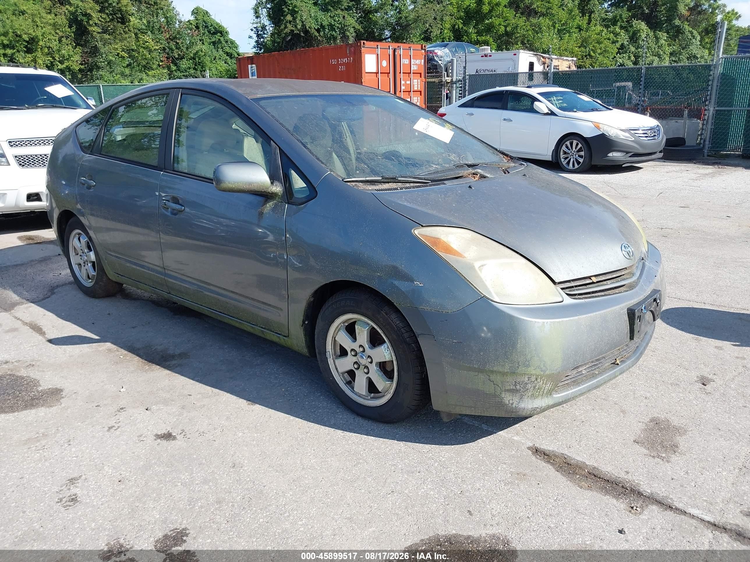 2005 Toyota Prius   Gray vin: JTDKB22U453005982