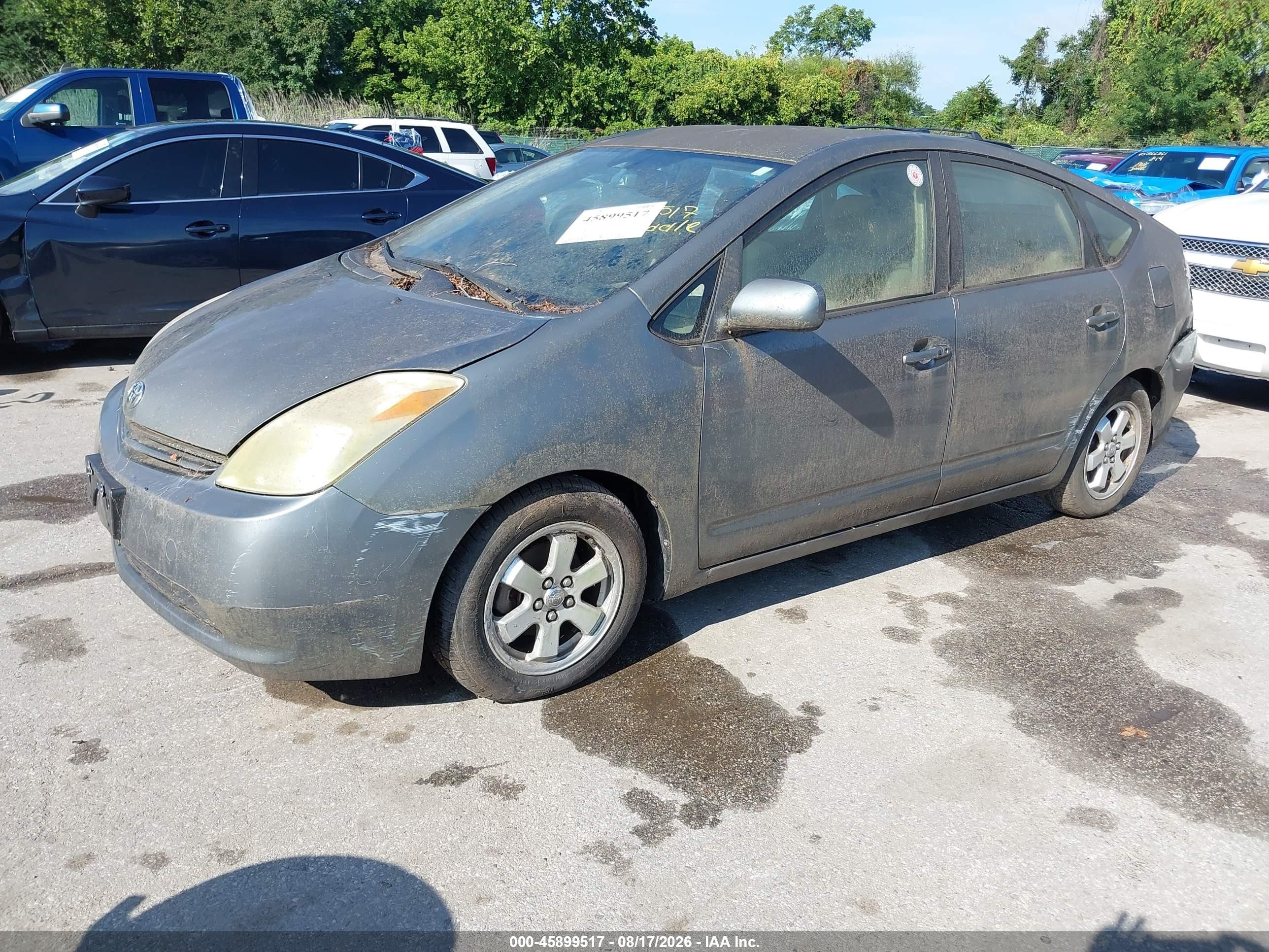 2005 Toyota Prius   Gray vin: JTDKB22U453005982