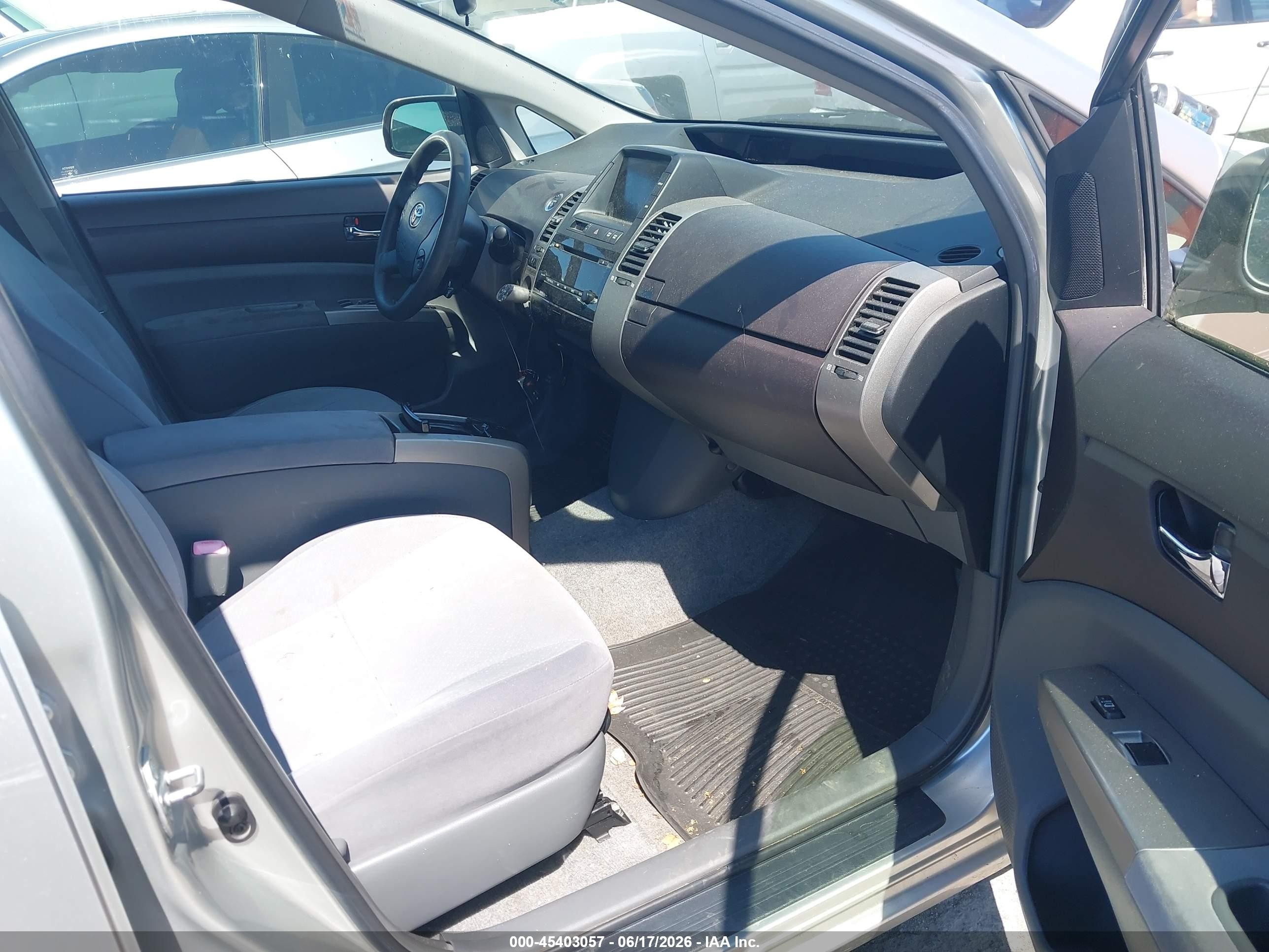 2005 Toyota Prius Gray vin: JTDKB22U457019096
