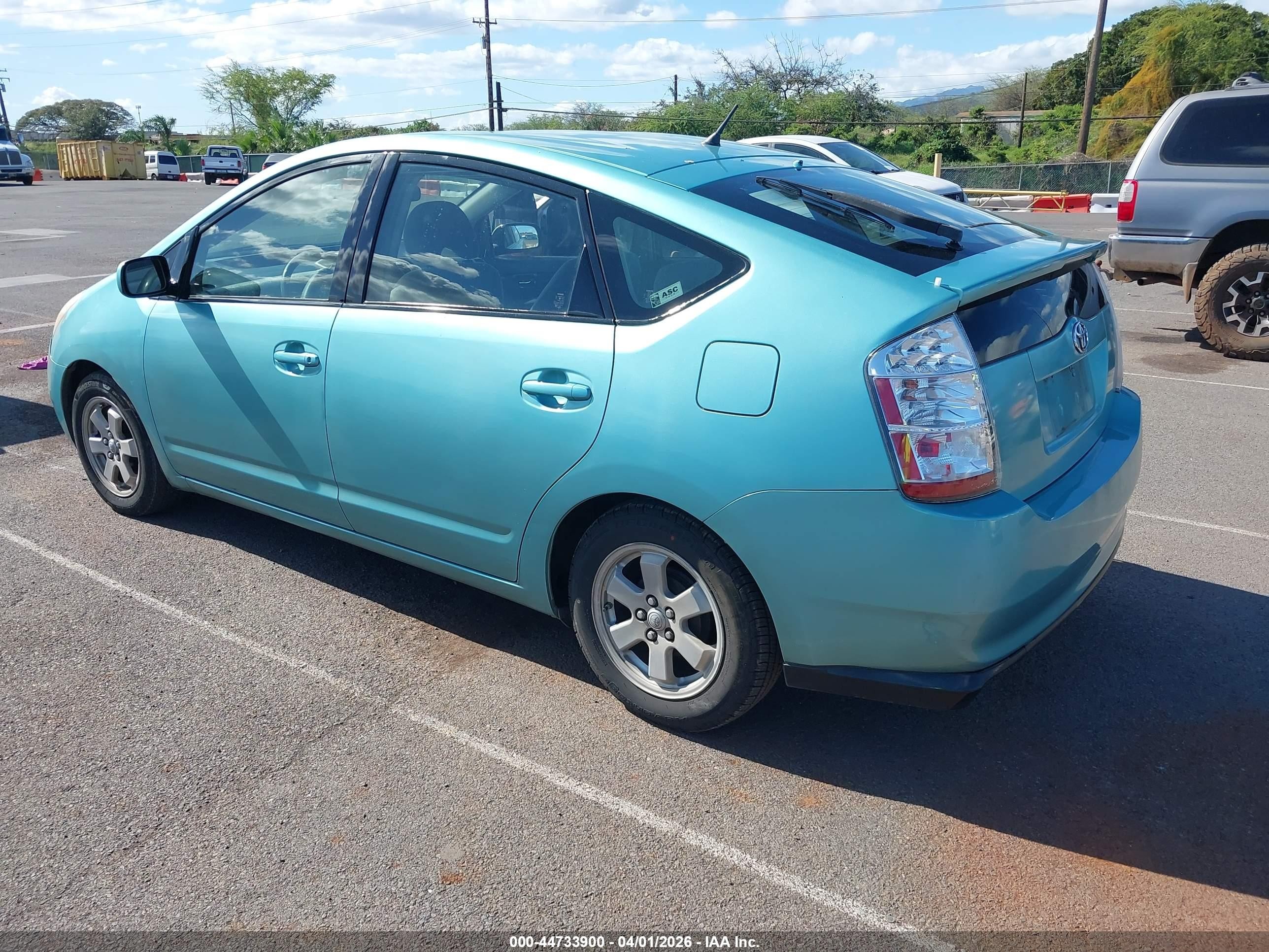 2006 Toyota Prius Light Blue vin: JTDKB22U463199480