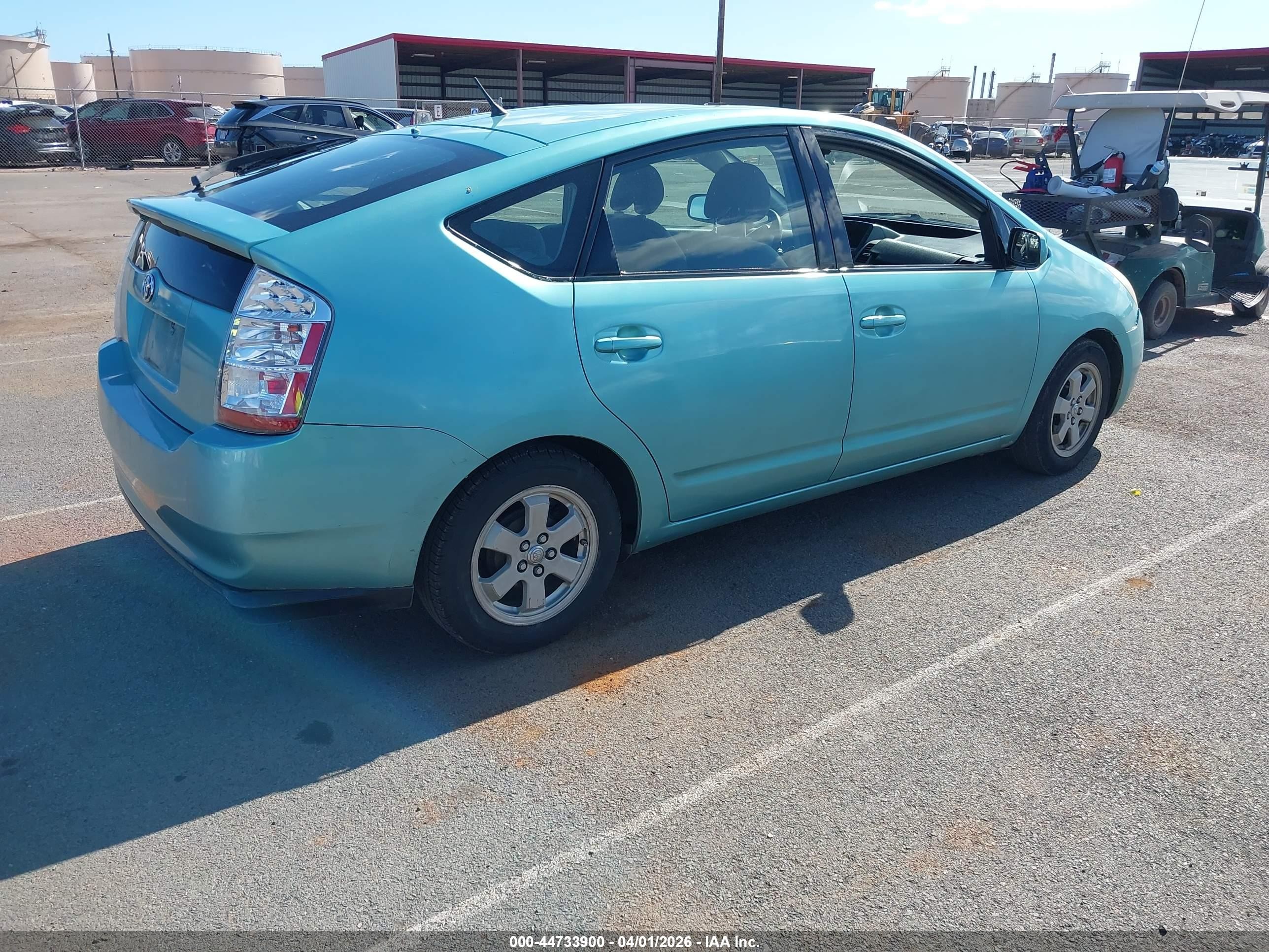 2006 Toyota Prius Light Blue vin: JTDKB22U463199480