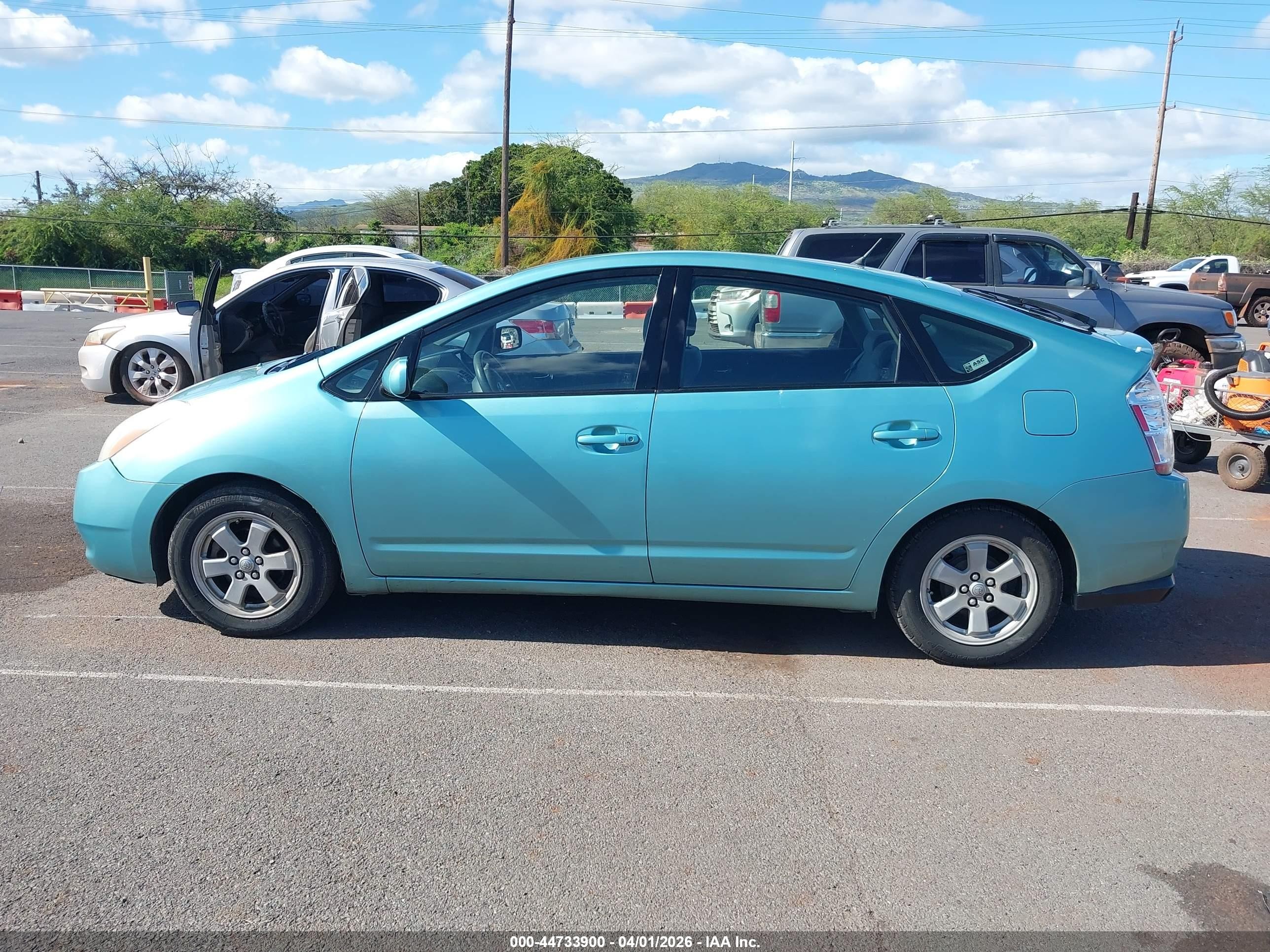 2006 Toyota Prius Light Blue vin: JTDKB22U463199480