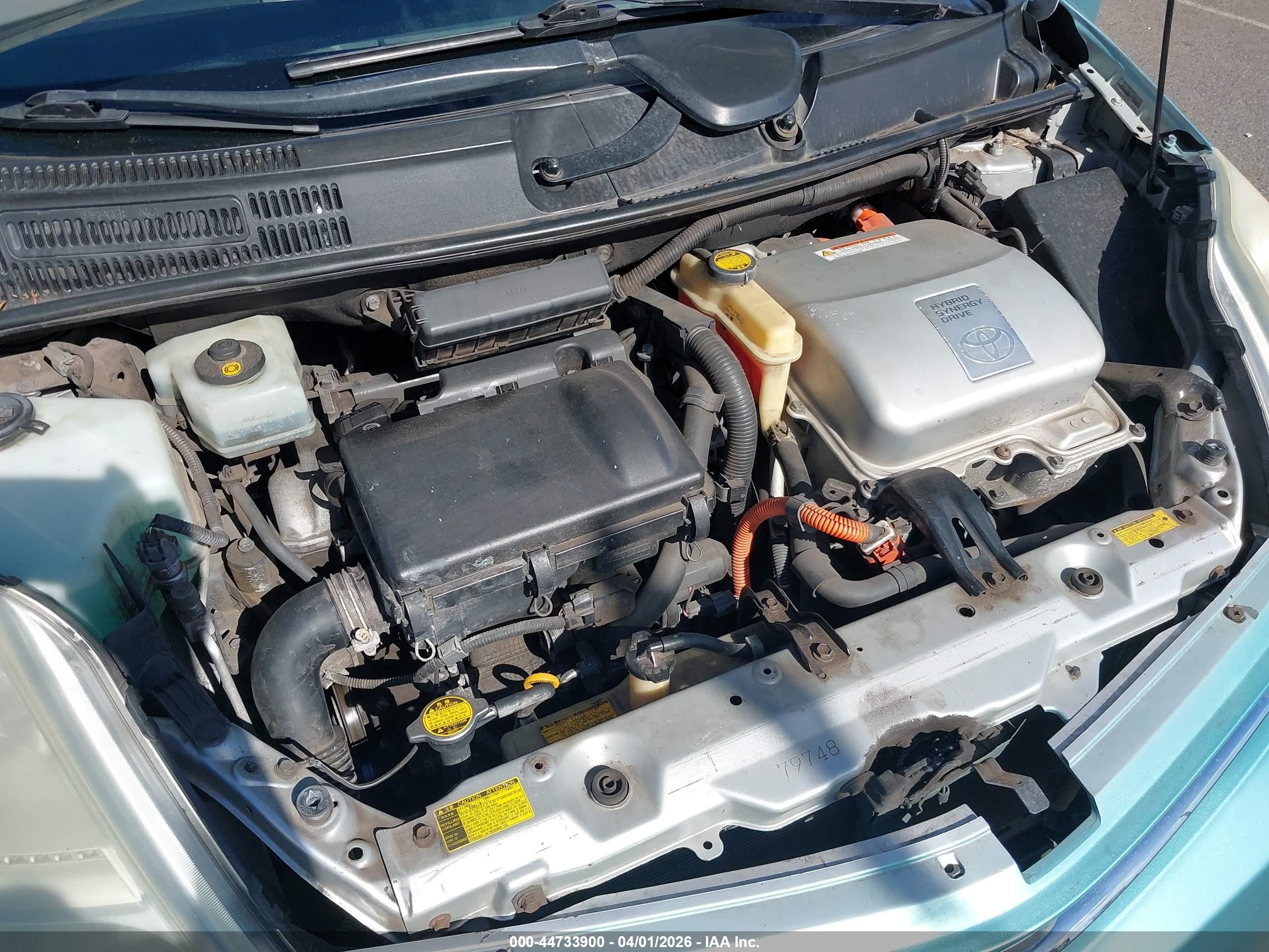 2006 Toyota Prius Light Blue vin: JTDKB22U463199480