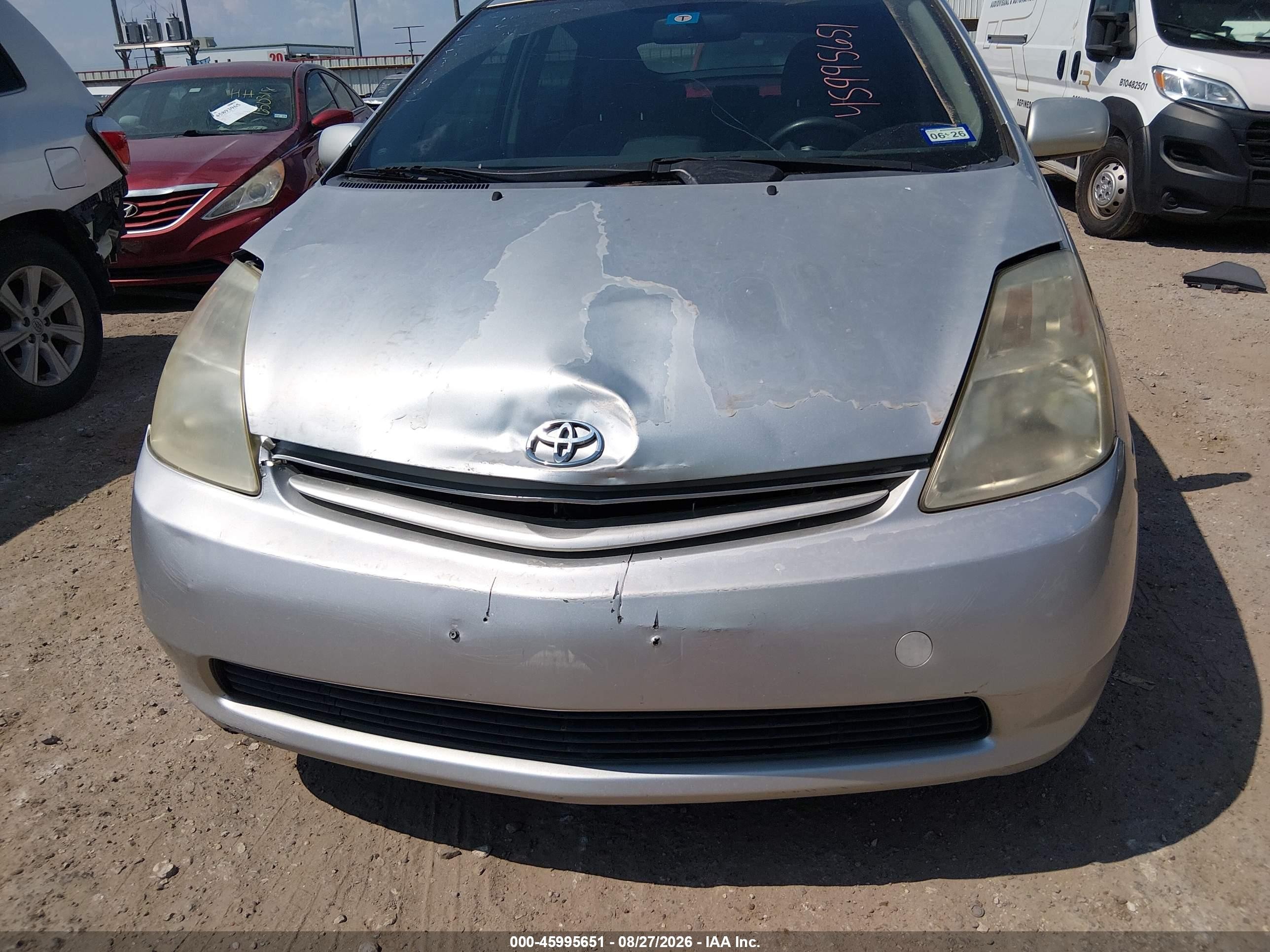 2005 Toyota Prius   Silver vin: JTDKB22U557010813