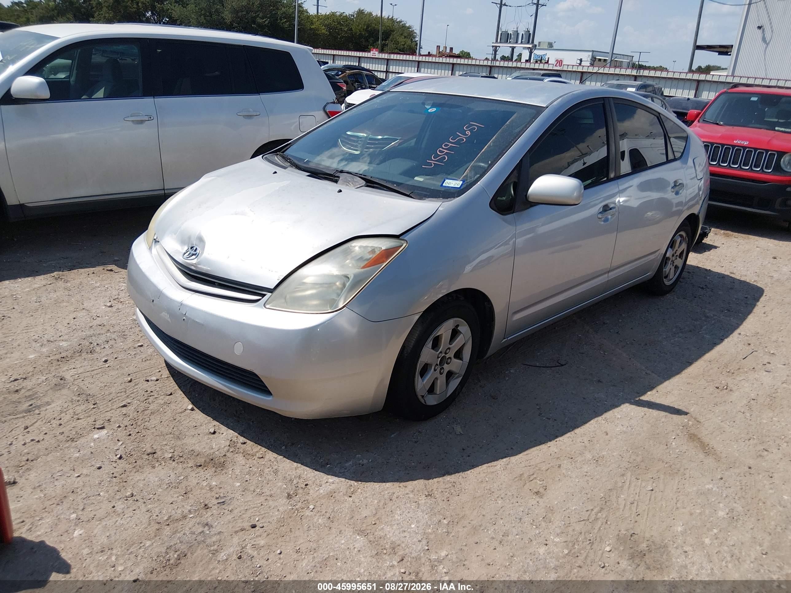 2005 Toyota Prius   Silver vin: JTDKB22U557010813