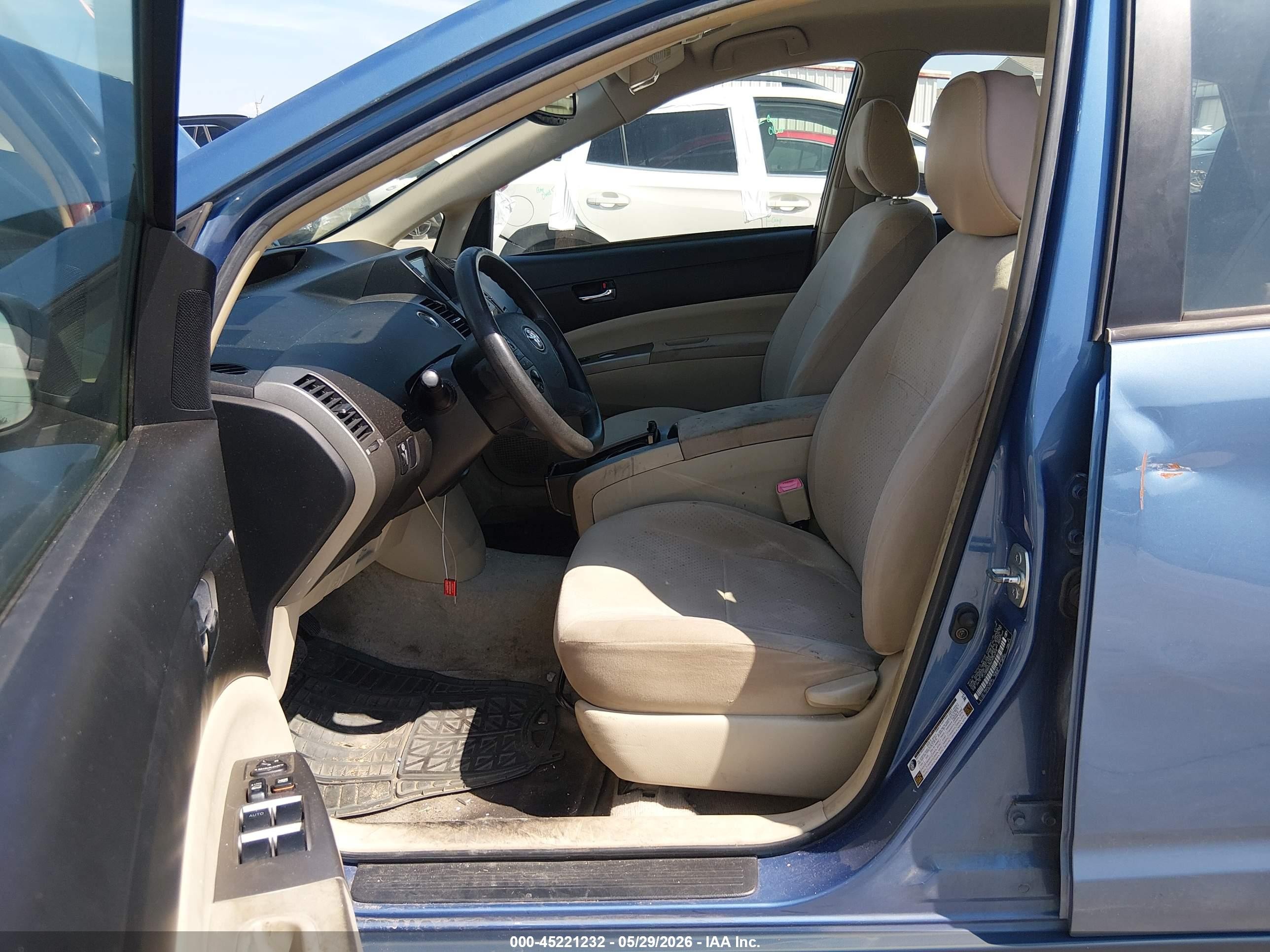 2005 Toyota Prius   Light Blue vin: JTDKB22U557043018