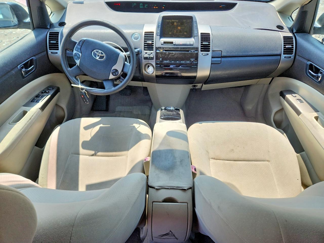 2006 Toyota Prius Base Black vin: JTDKB22U667524834