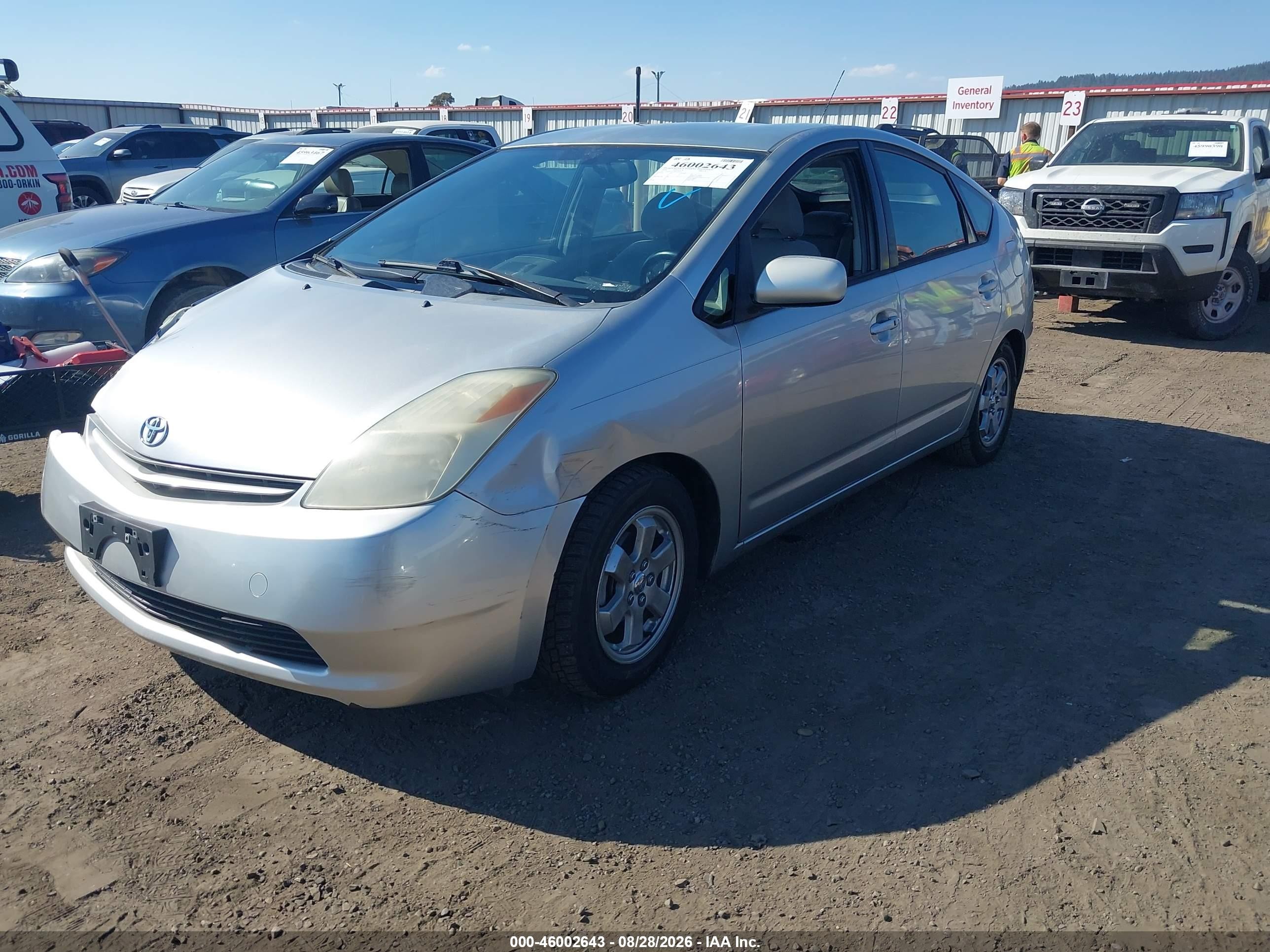 2004 Toyota Prius   Silver vin: JTDKB22U740114632