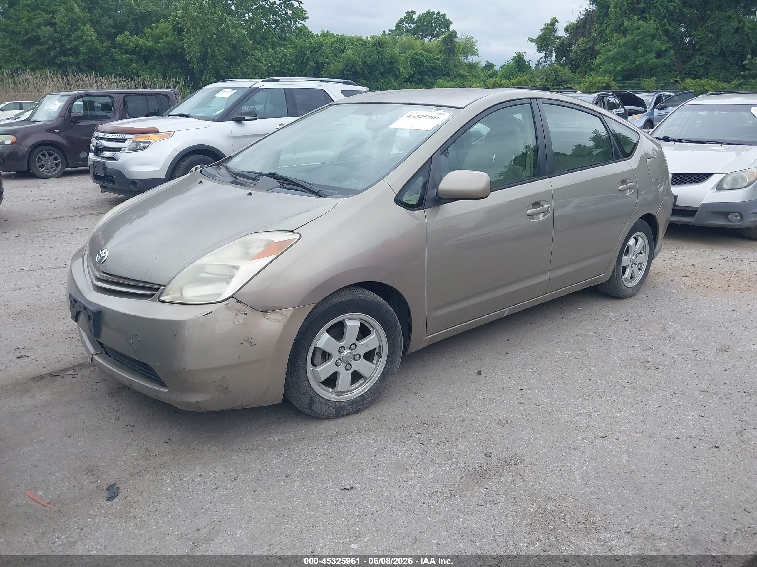 2005 Toyota Prius   Gold vin: JTDKB22U753022226
