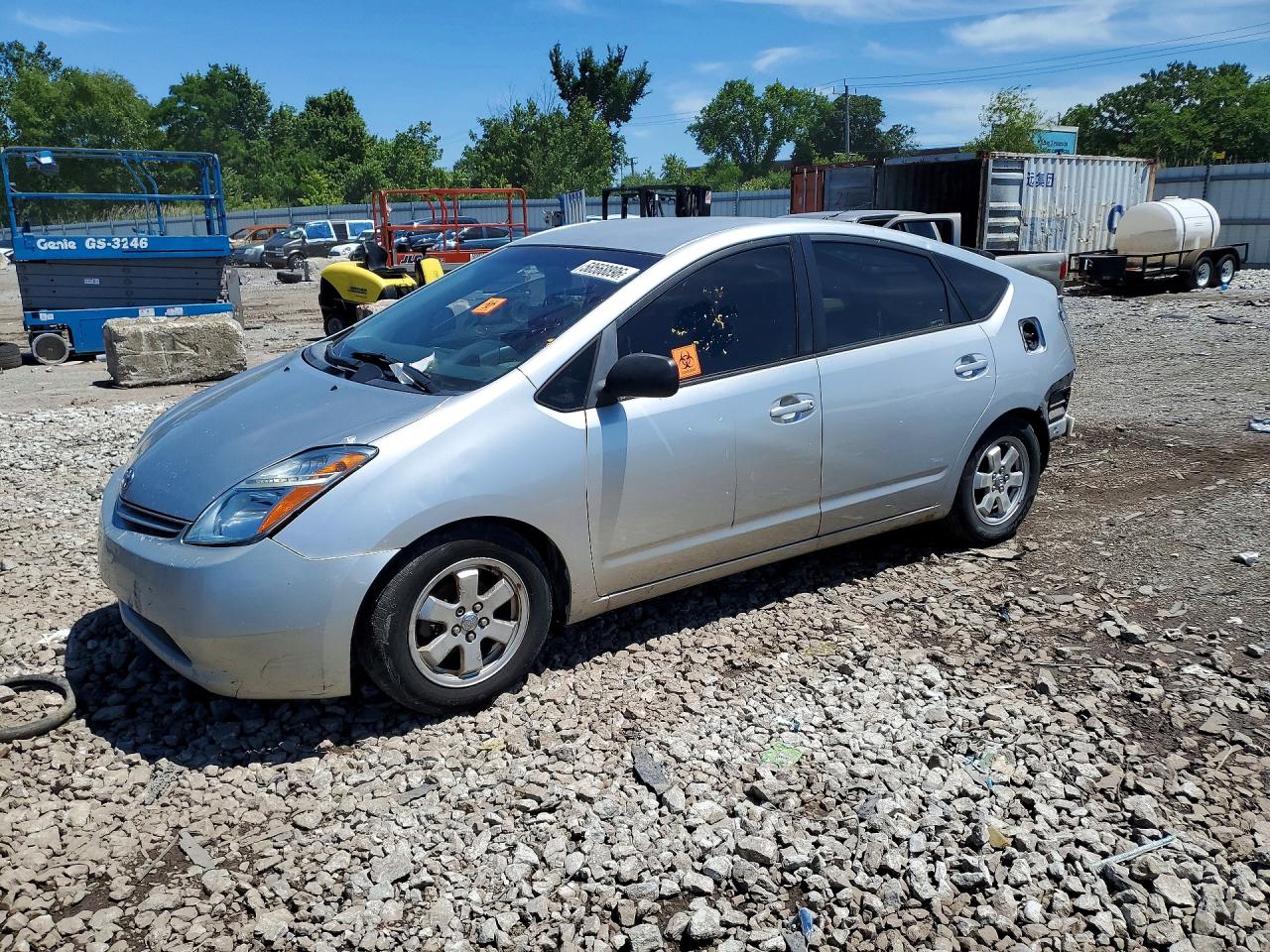 2005 Toyota Prius Base Silver vin: JTDKB22U753070244