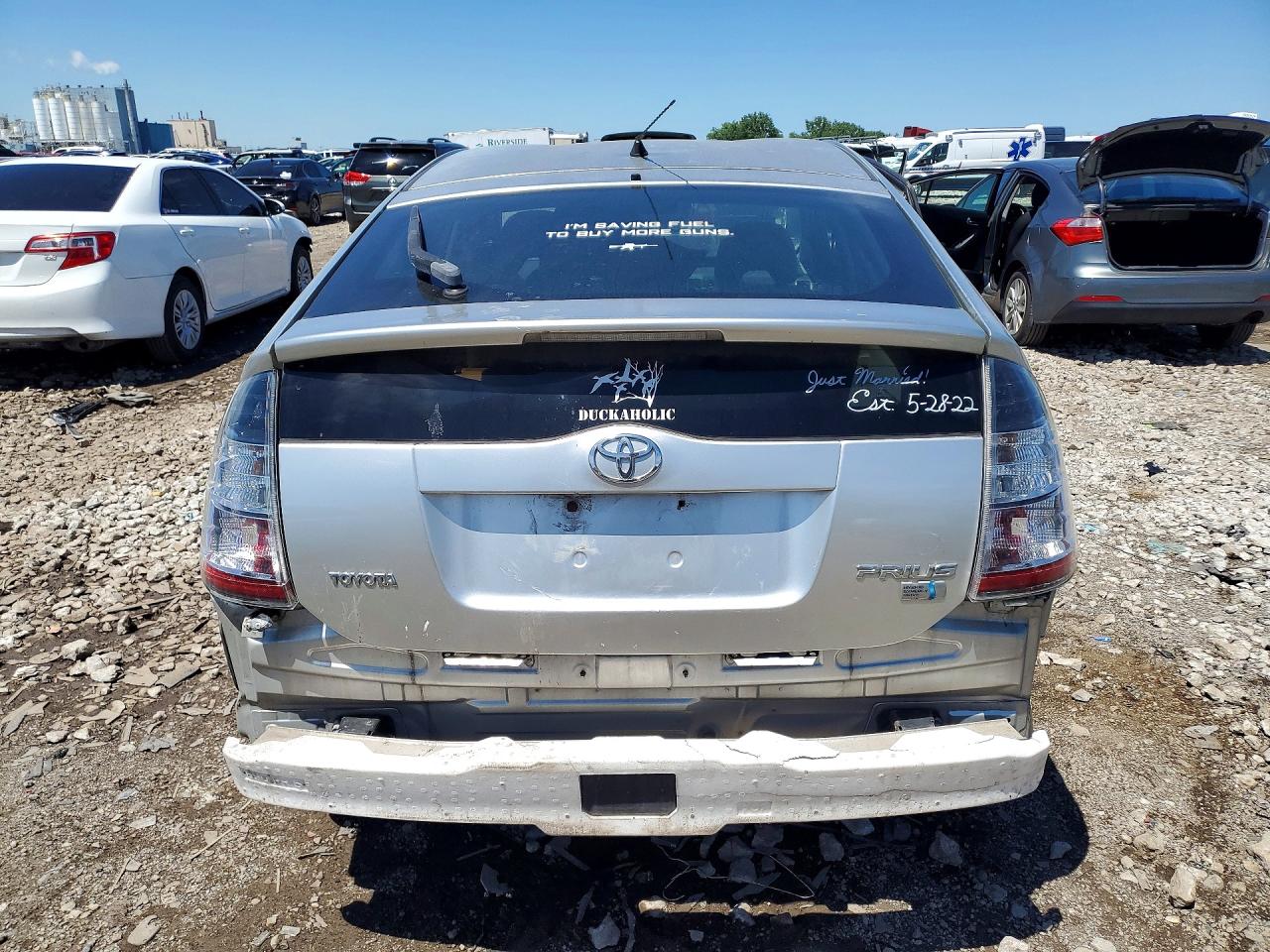 2005 Toyota Prius Base Silver vin: JTDKB22U753070244