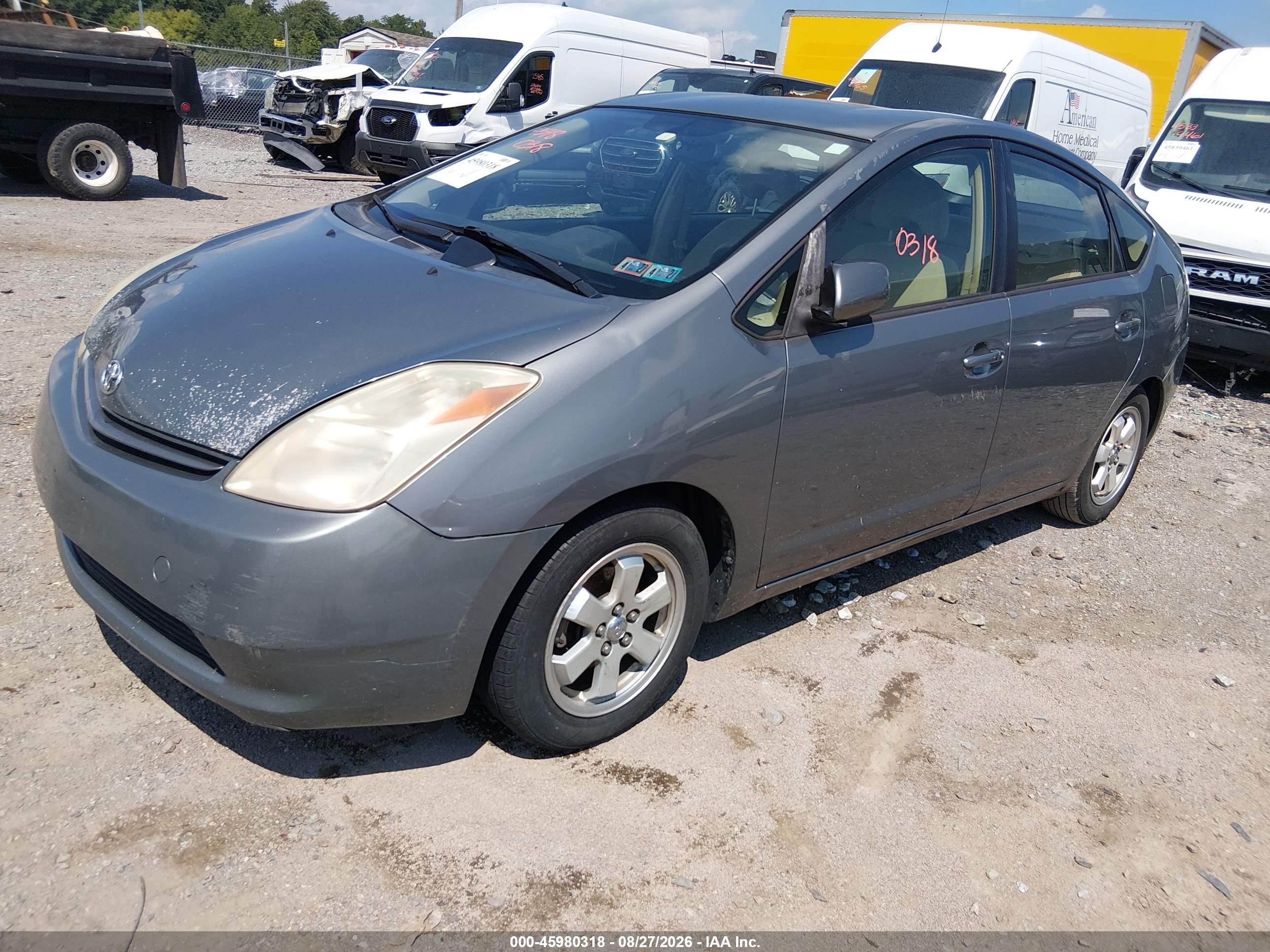 2005 Toyota Prius   Gray vin: JTDKB22U753126957
