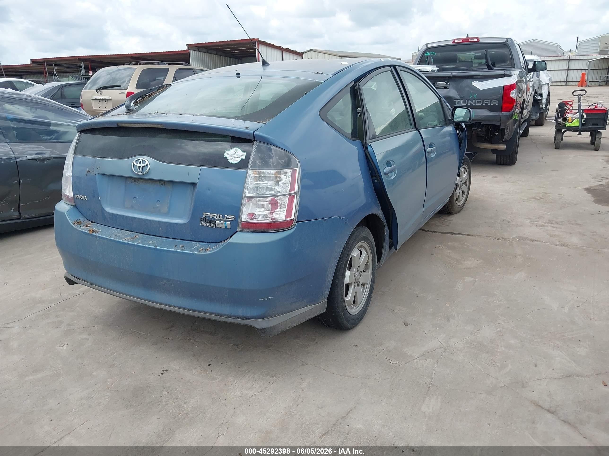 2004 Toyota Prius Синий vin: JTDKB22U840023658