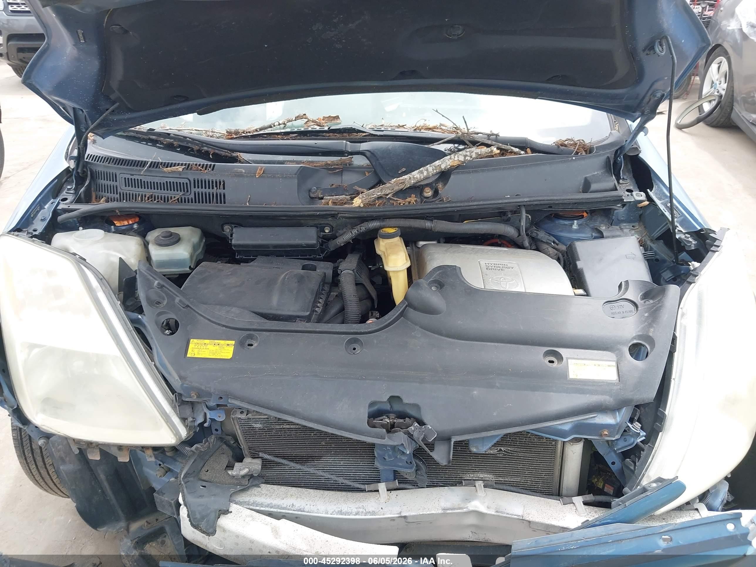 2004 Toyota Prius Синий vin: JTDKB22U840023658