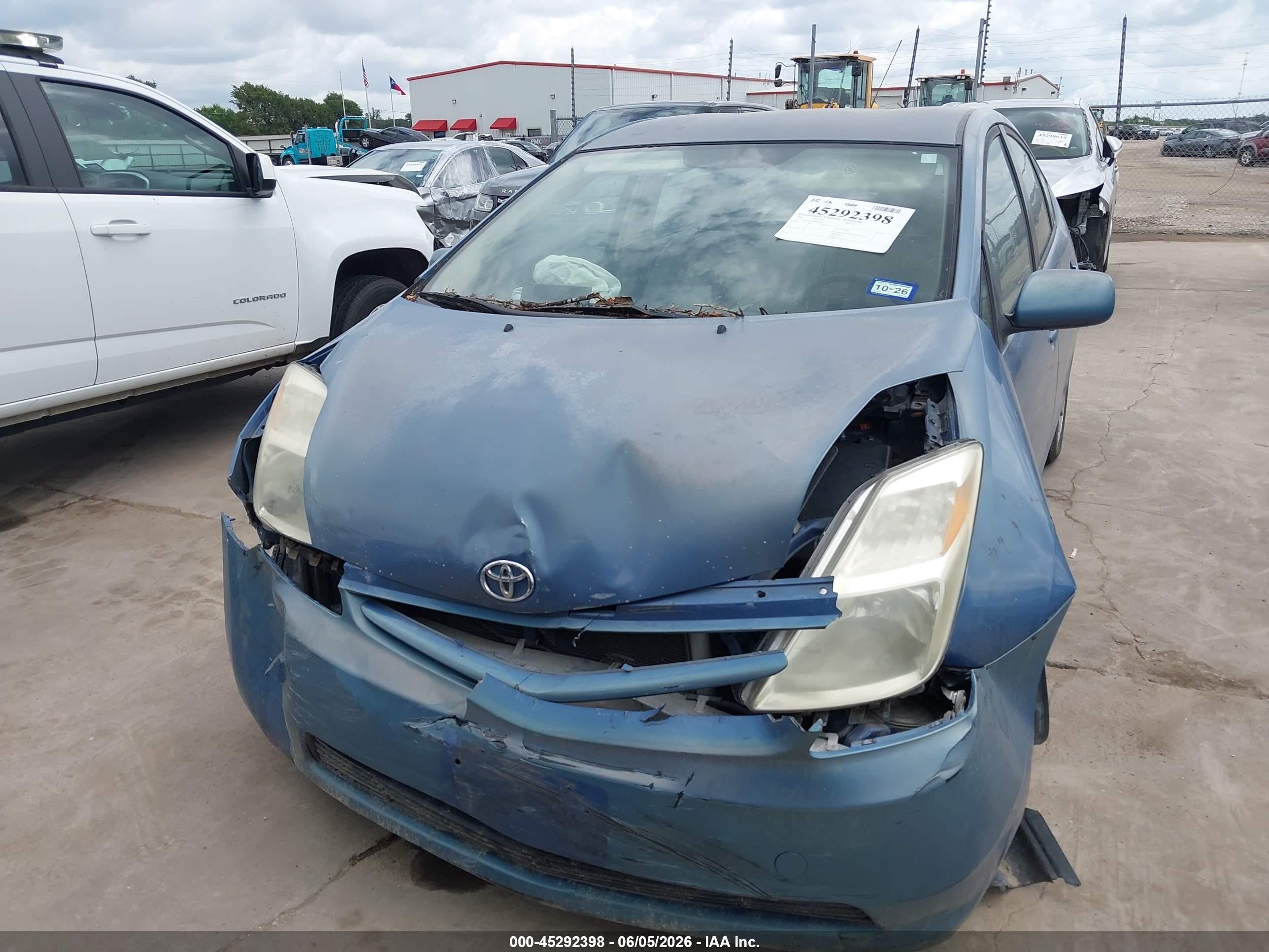 2004 Toyota Prius Синий vin: JTDKB22U840023658