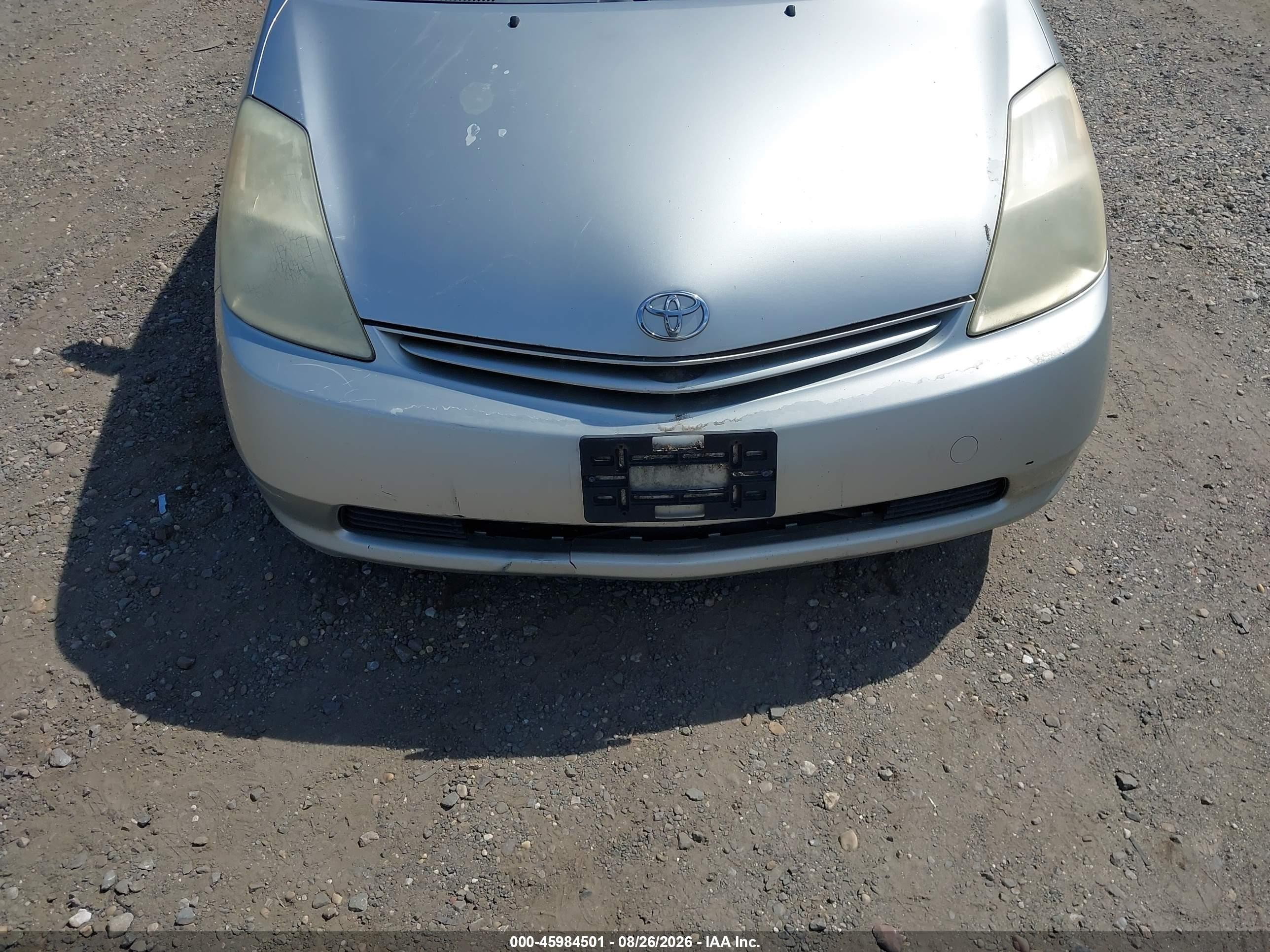 2005 Toyota Prius   Silver vin: JTDKB22U857050562
