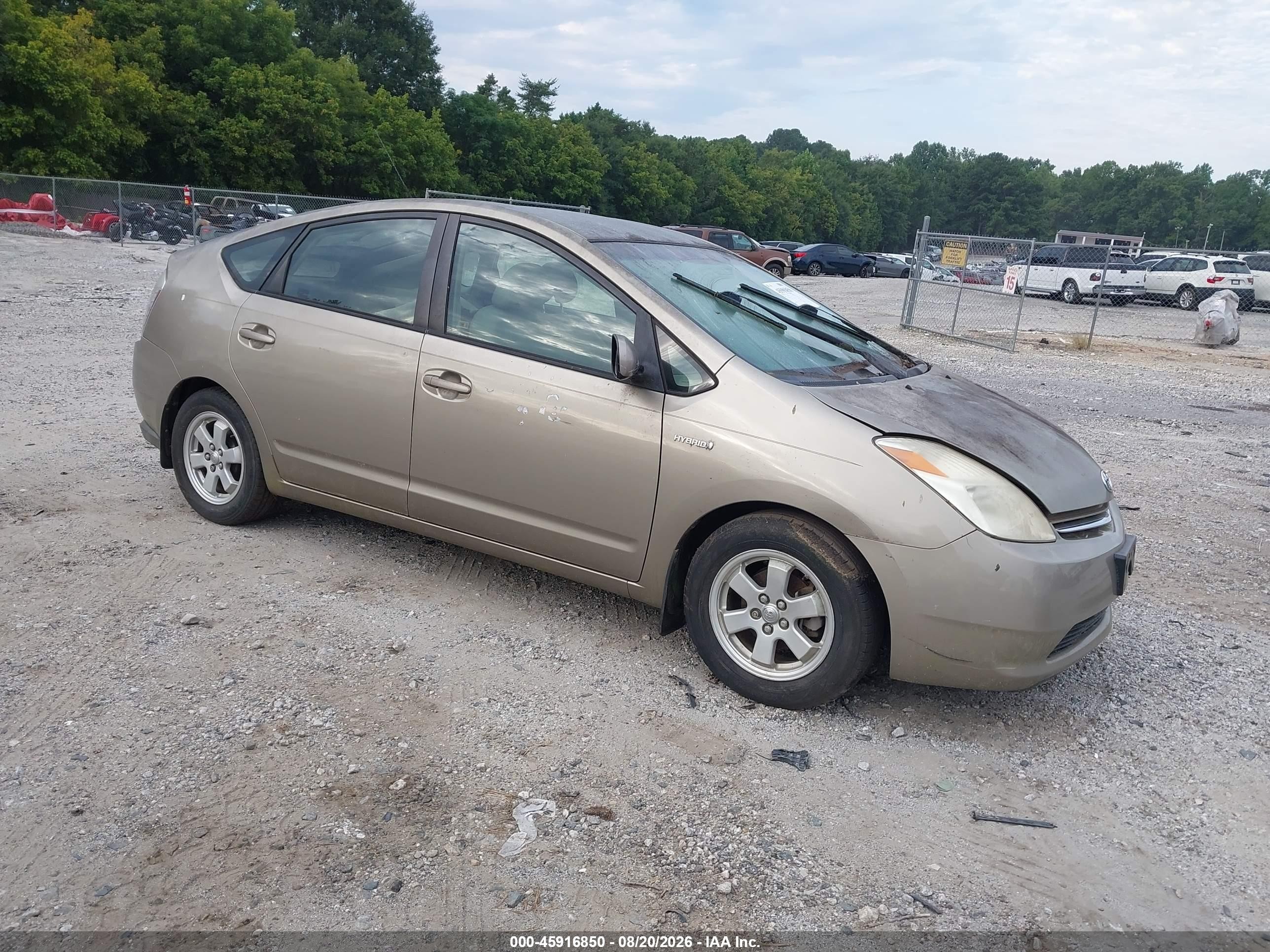 2006 Toyota Prius   Brown vin: JTDKB22U967537643