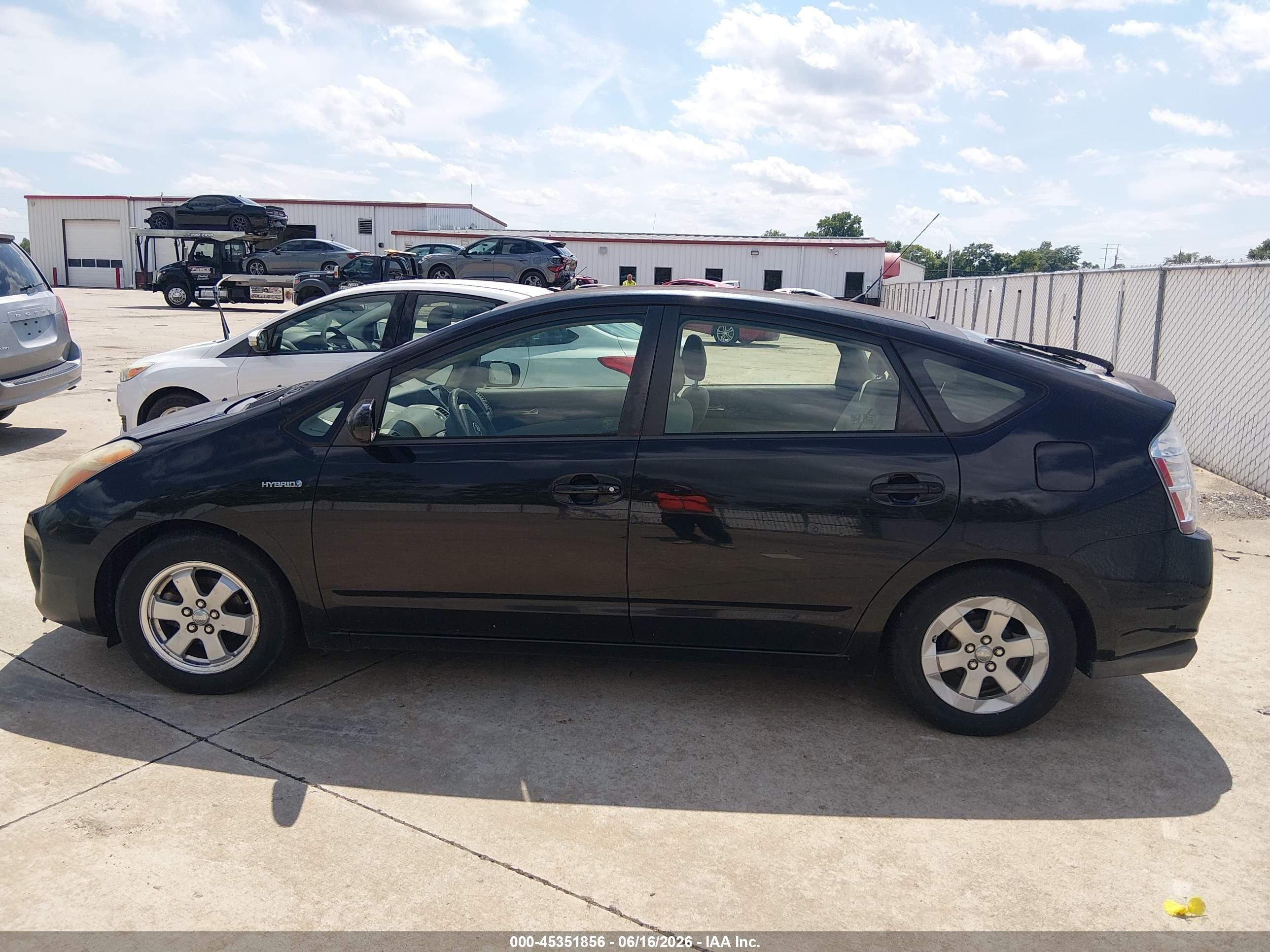 2008 Toyota Prius Black vin: JTDKB2OU583393571