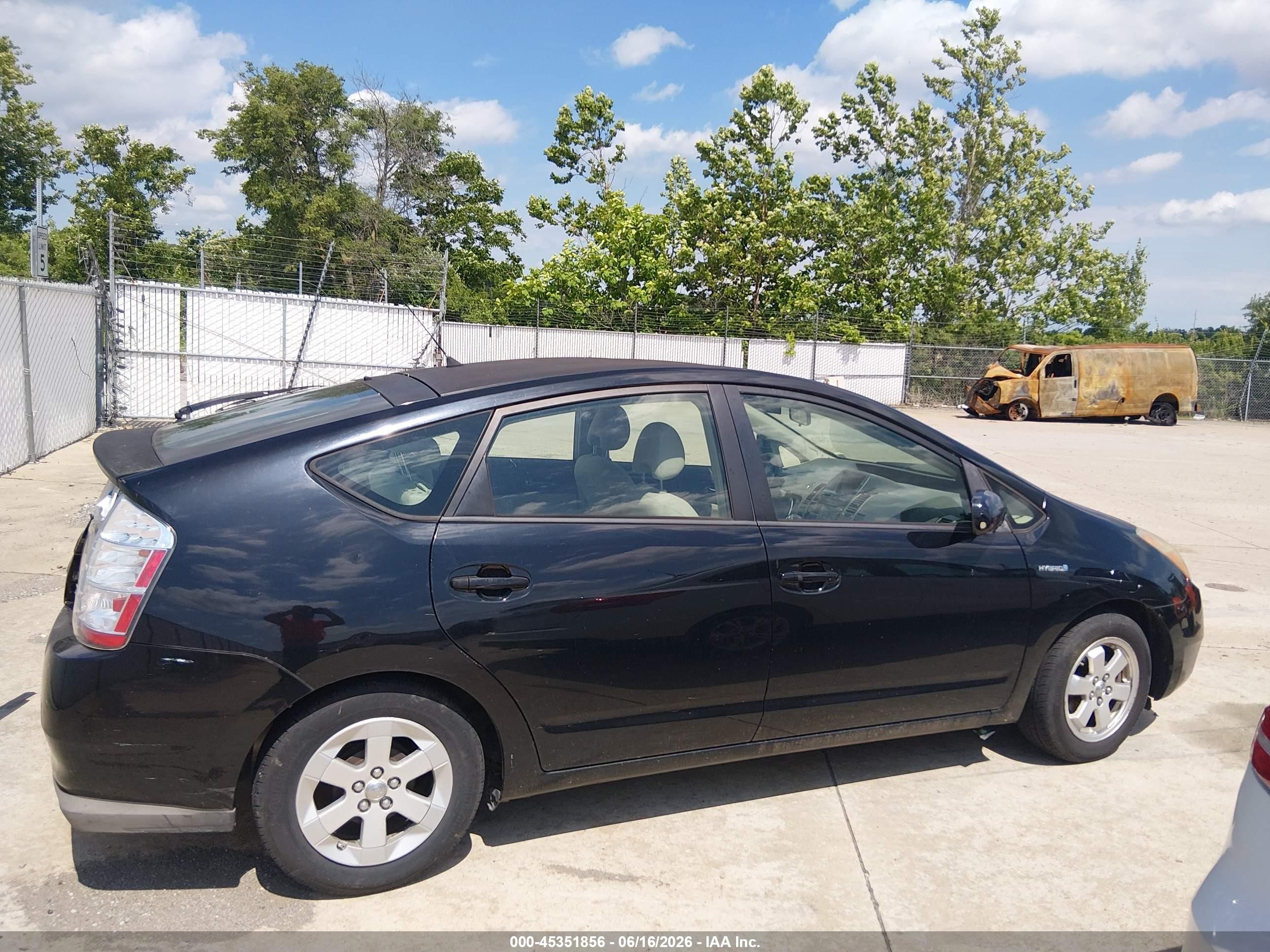 2008 Toyota Prius Black vin: JTDKB2OU583393571