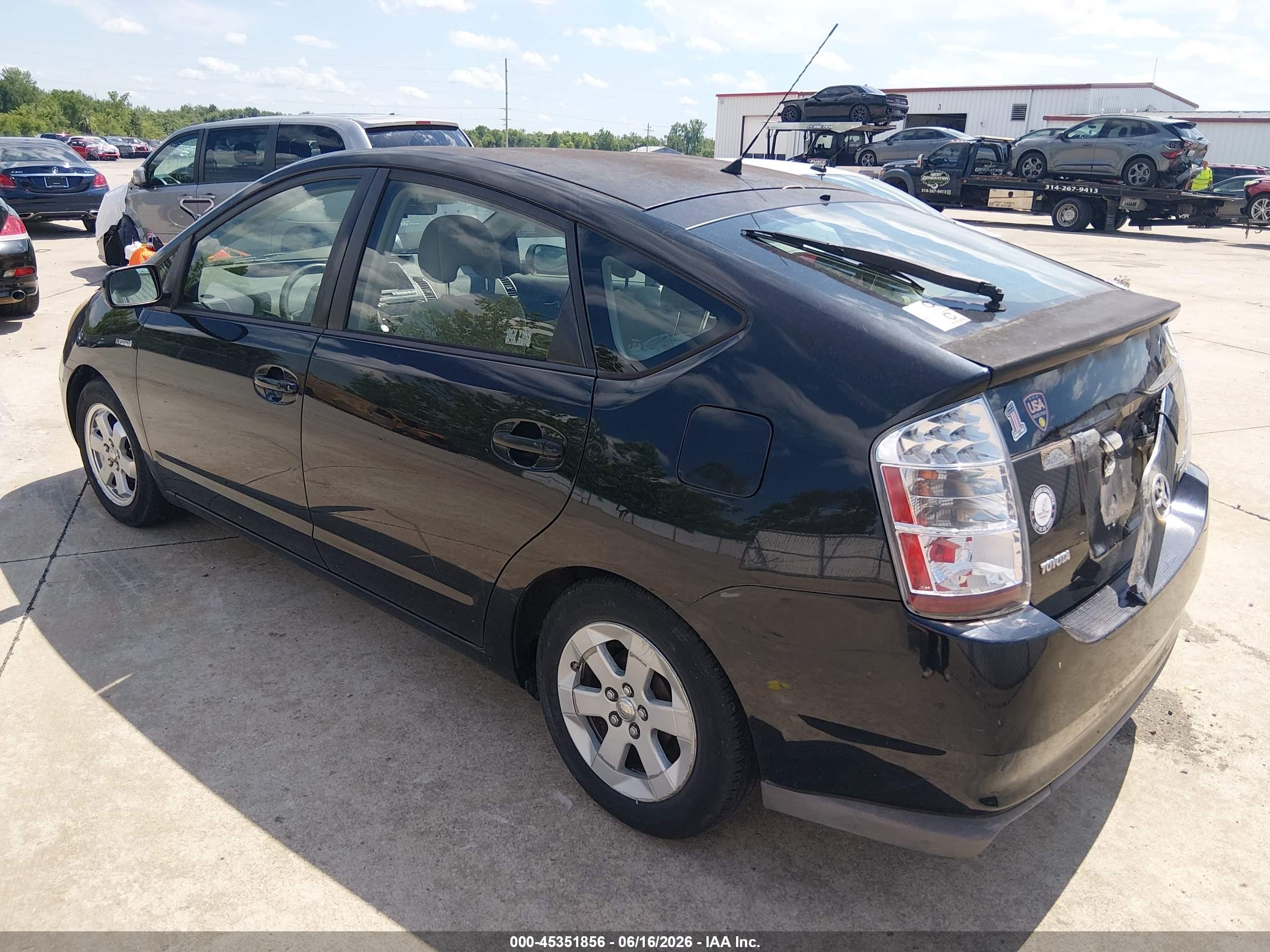2008 Toyota Prius Black vin: JTDKB2OU583393571