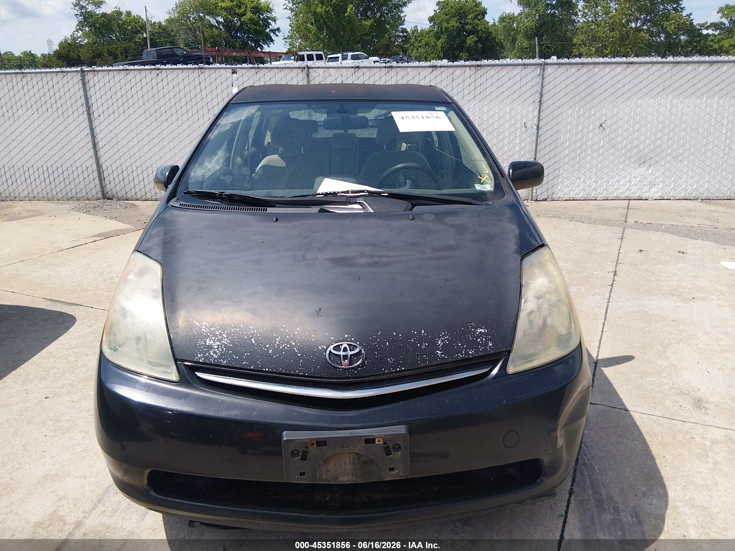 2008 Toyota Prius Black vin: JTDKB2OU583393571
