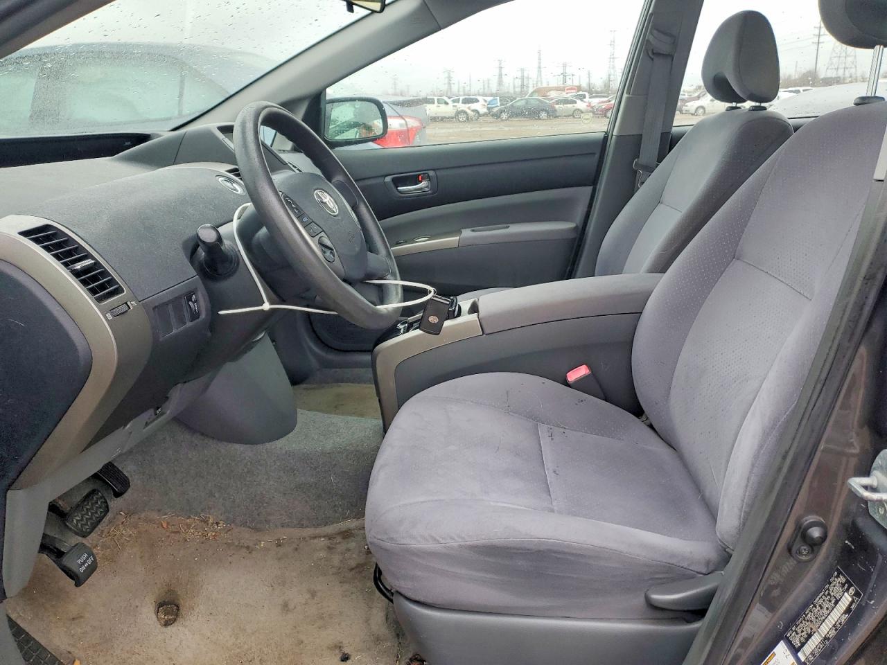 2008 Toyota Prius Gray vin: JTDKB60U783390915