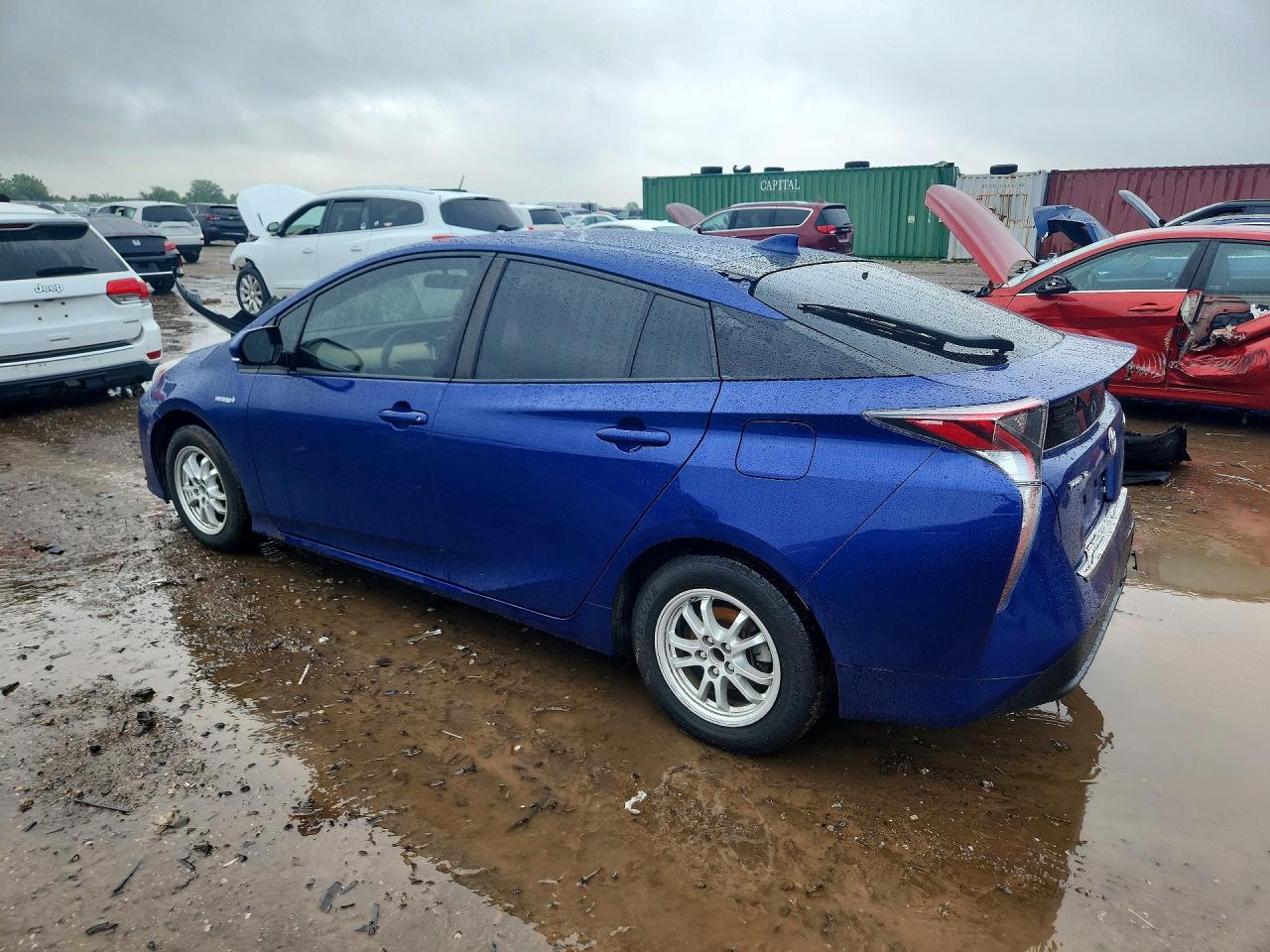2016 Toyota Prius Two Blue vin: JTDKBRFU1G3519620