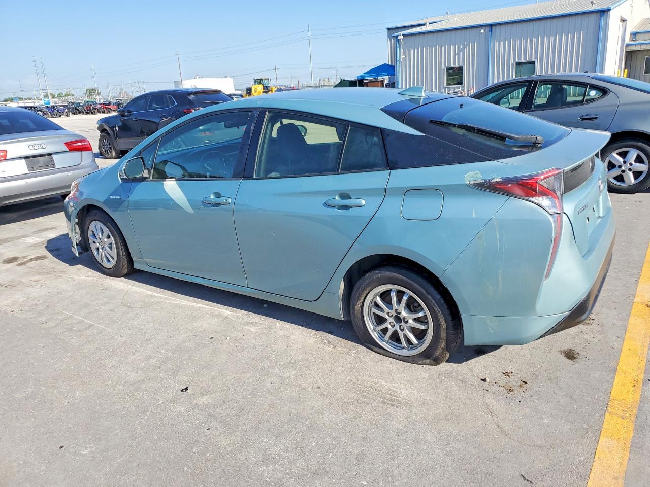 2017 Toyota Prius Two Blue vin: JTDKBRFU2H3033285