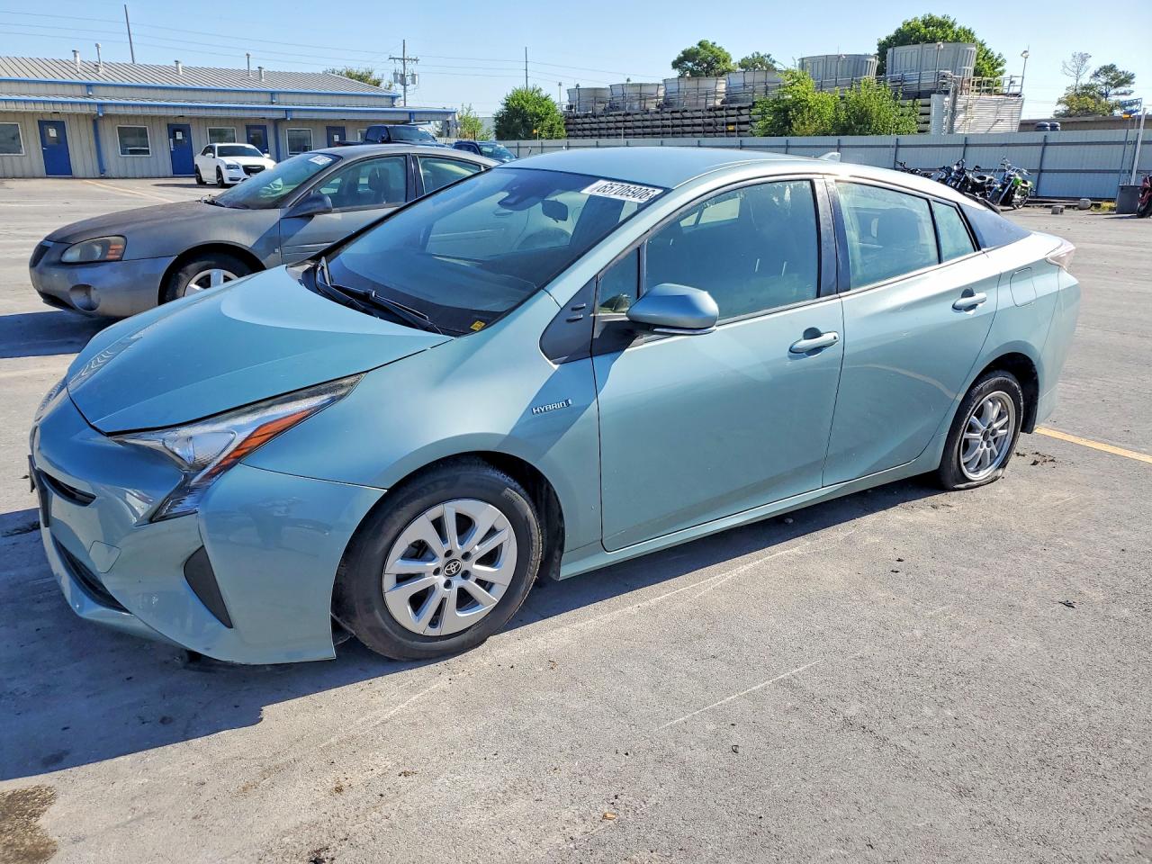 2017 Toyota Prius Two Blue vin: JTDKBRFU2H3033285