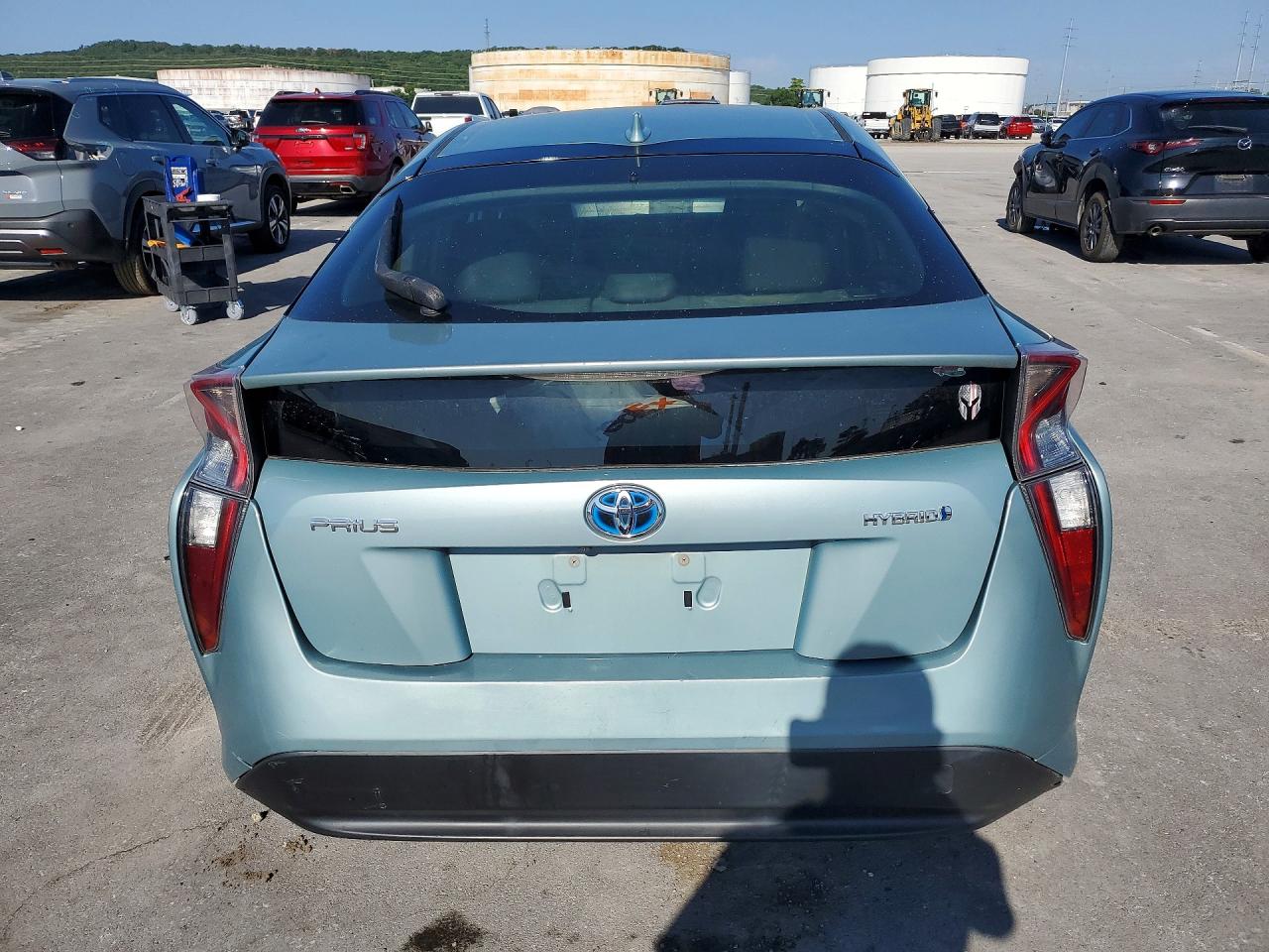 2017 Toyota Prius Two Blue vin: JTDKBRFU2H3033285