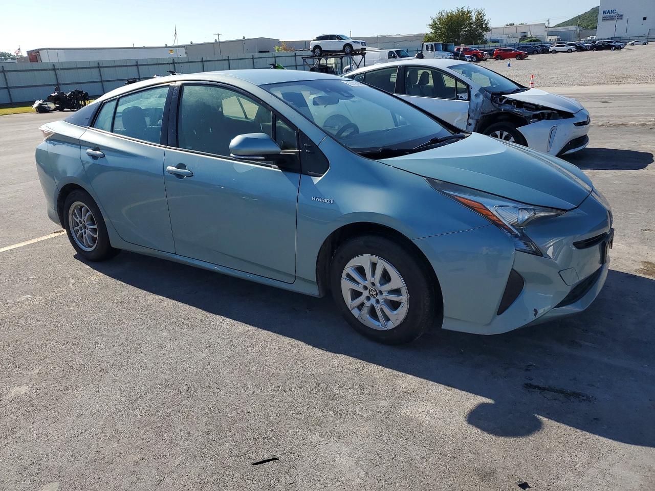 2017 Toyota Prius Two Blue vin: JTDKBRFU2H3033285