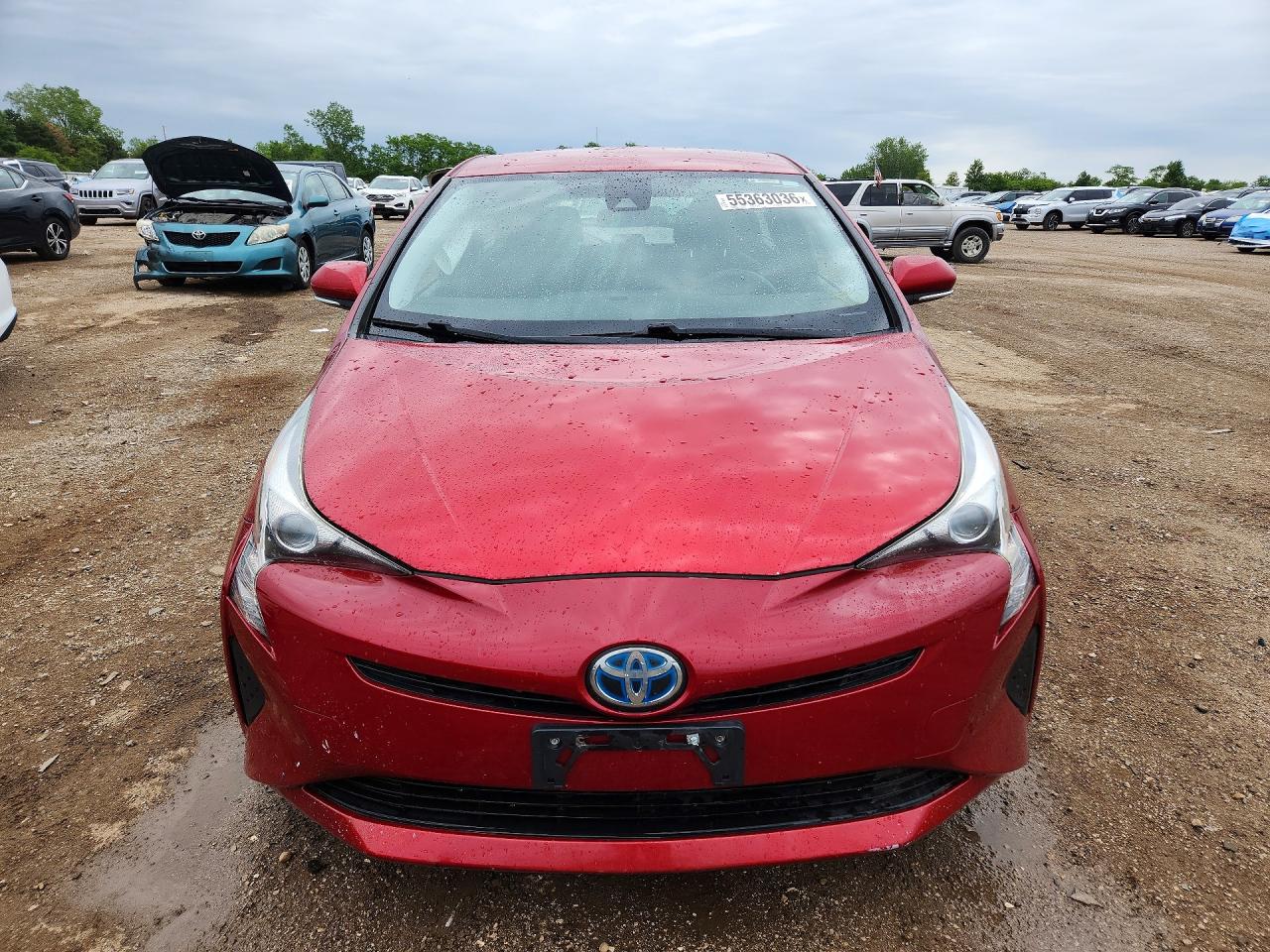2017 Toyota Prius Two Red vin: JTDKBRFU2H3550103