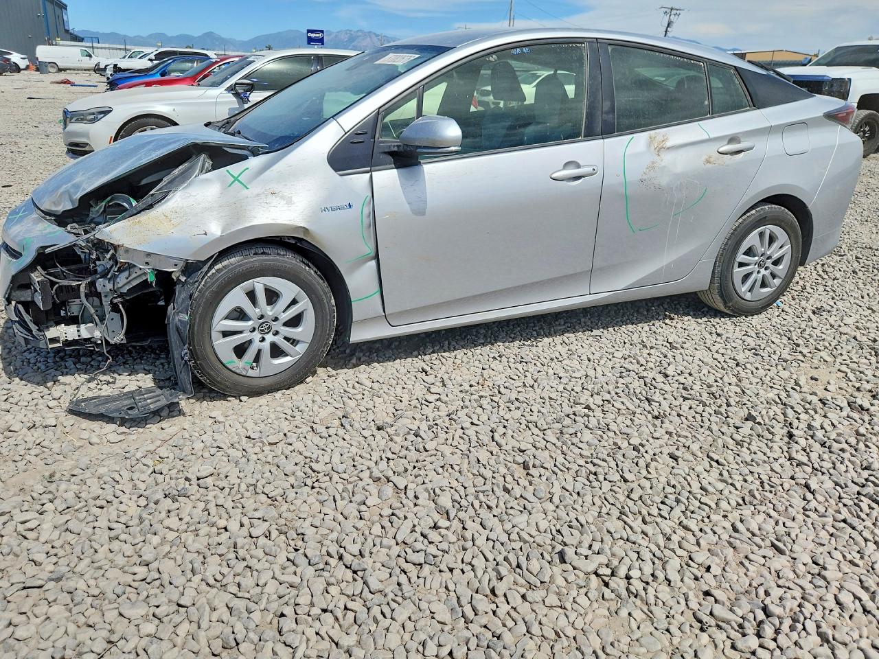 2017 Toyota Prius Two Silver vin: JTDKBRFUXH3036368
