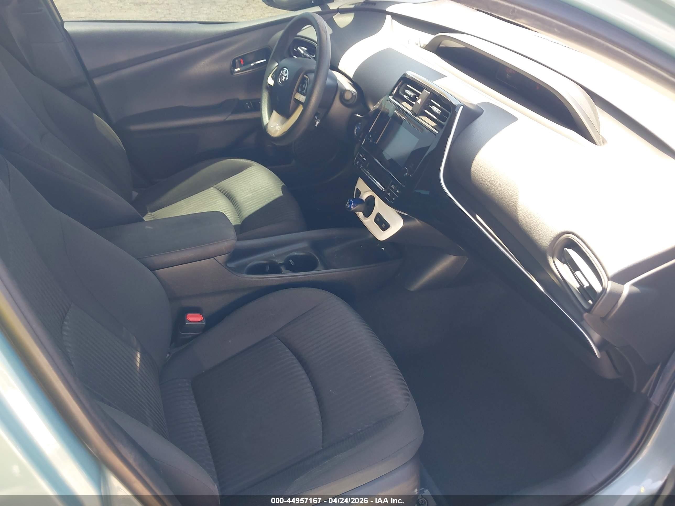 2017 Toyota Prius Two Light Blue vin: JTDKBRFUXH3042557