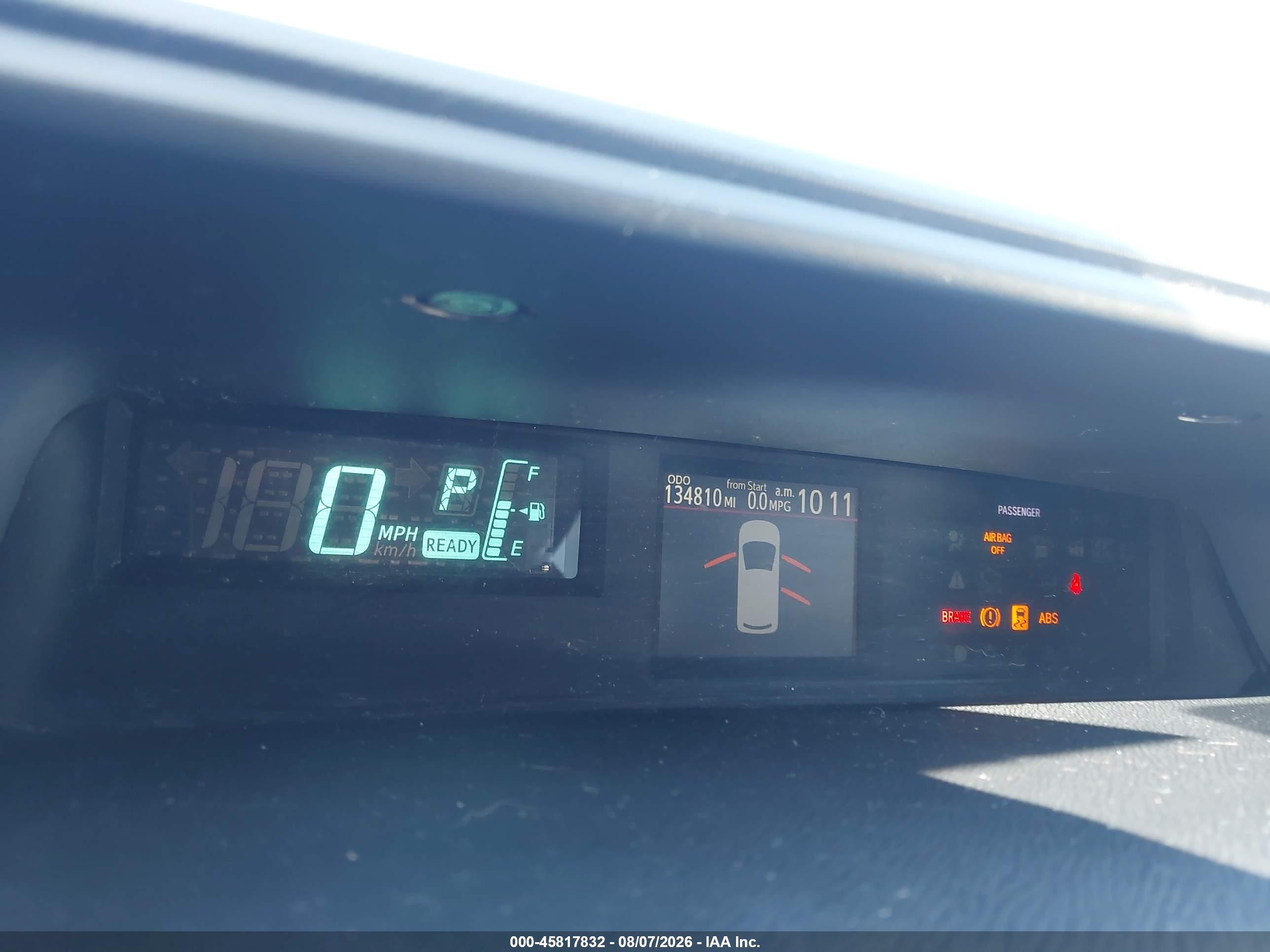 2012 Toyota Prius C Three Черный vin: JTDKDTB30C1005669