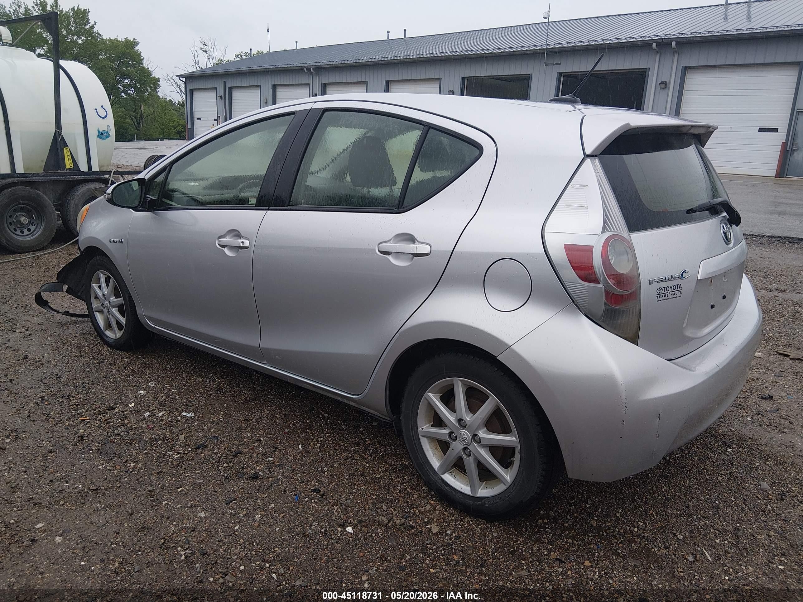 2013 Toyota Prius C Three Silver vin: JTDKDTB30D1051004