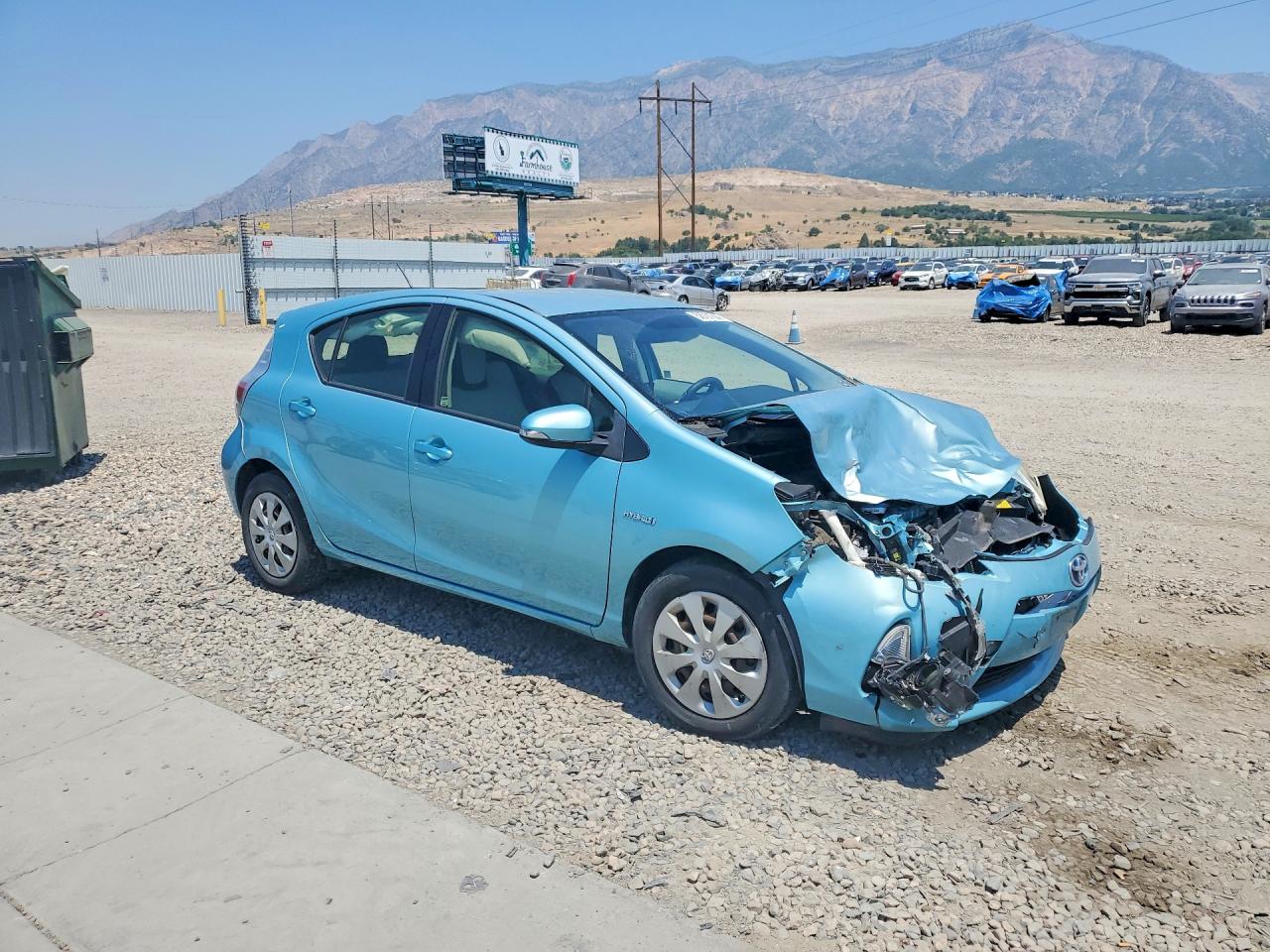 2013 Toyota Prius C One Blue vin: JTDKDTB30D1053965