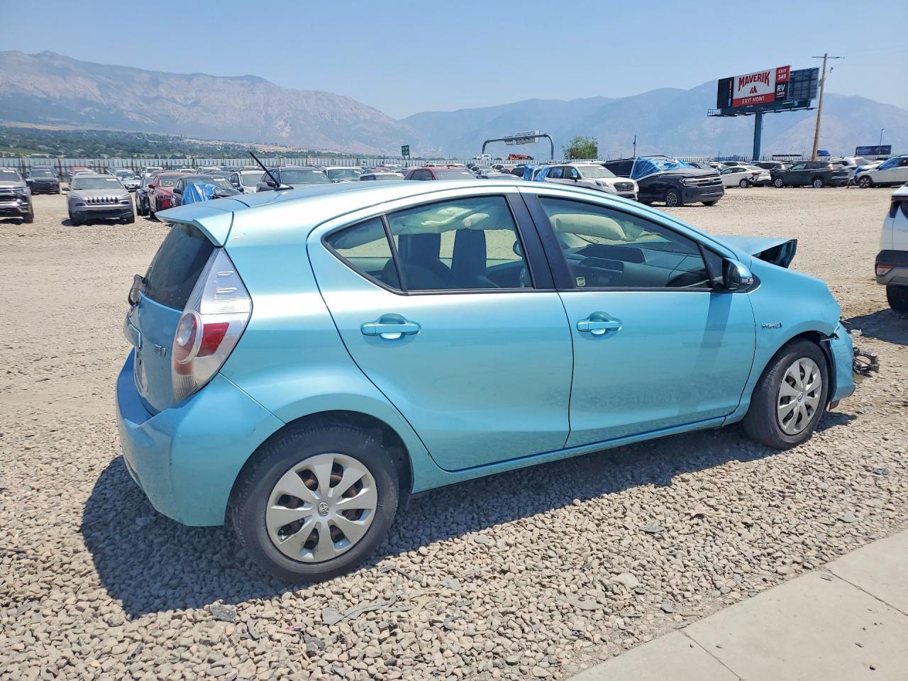 2013 Toyota Prius C One Blue vin: JTDKDTB30D1053965
