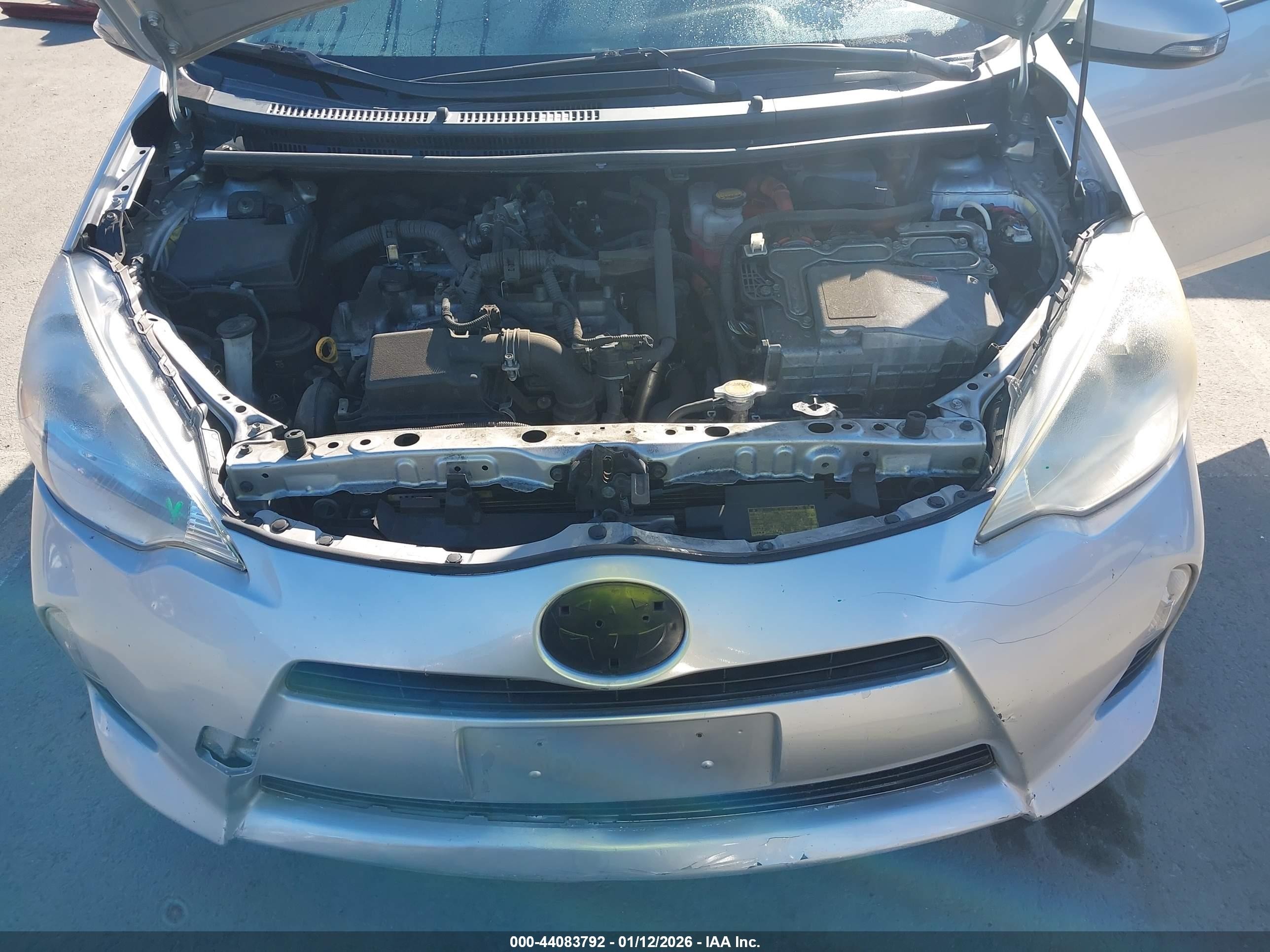 2013 Toyota Prius C One Silver vin: JTDKDTB30D1540289