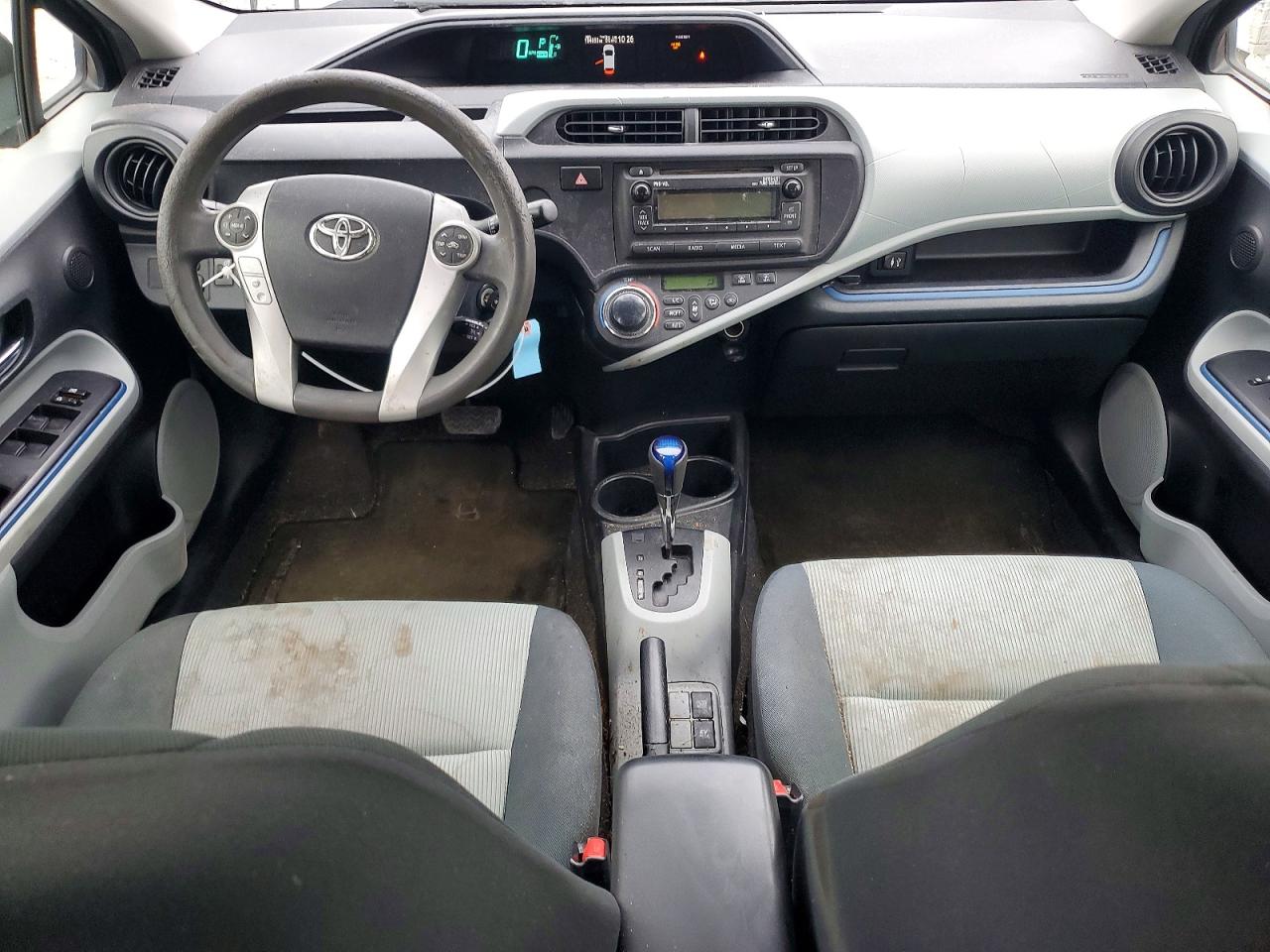 2012 Toyota Prius C Two Gray vin: JTDKDTB31C1506019