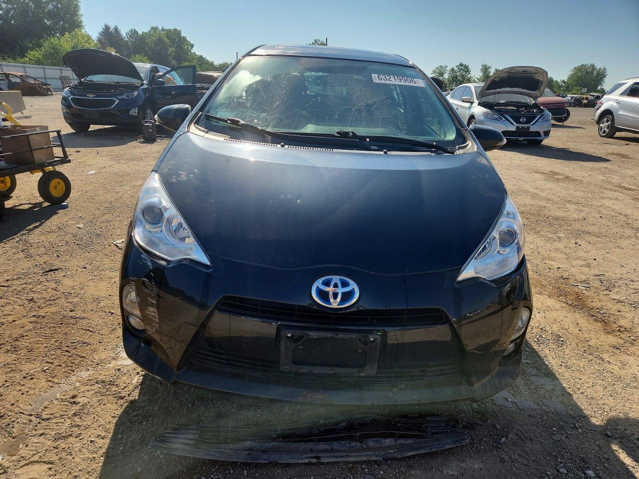 2012 Toyota Prius C Four Black vin: JTDKDTB32C1024952